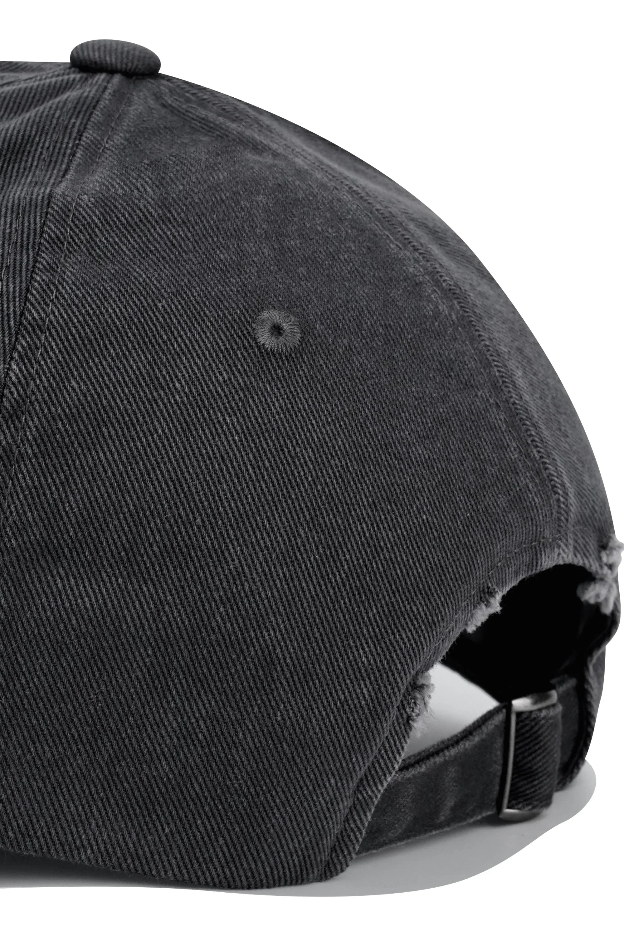 Classic Logo Damaged Covered Cap Charcoal