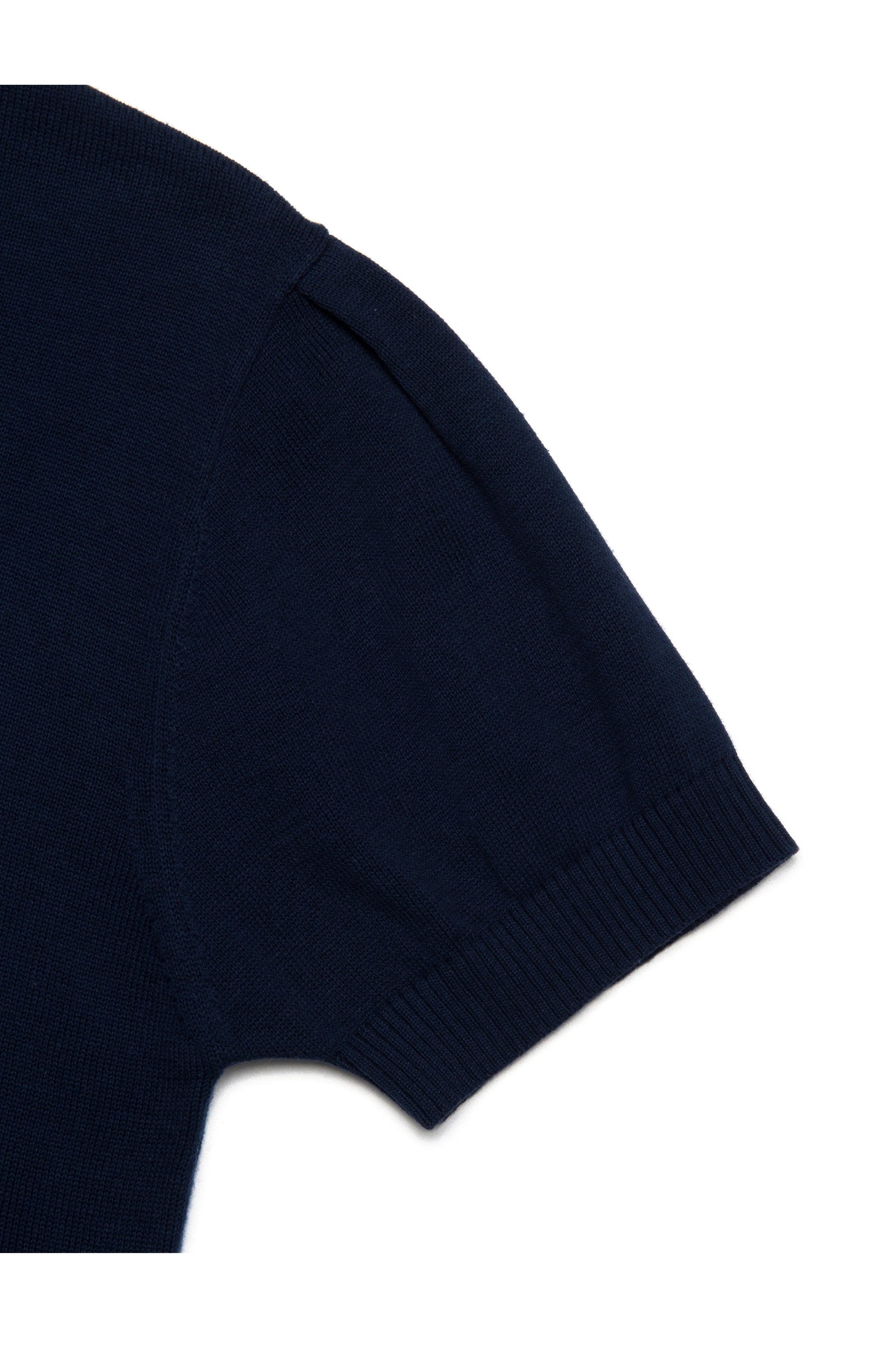 W Classic Logo Half Knit Navy