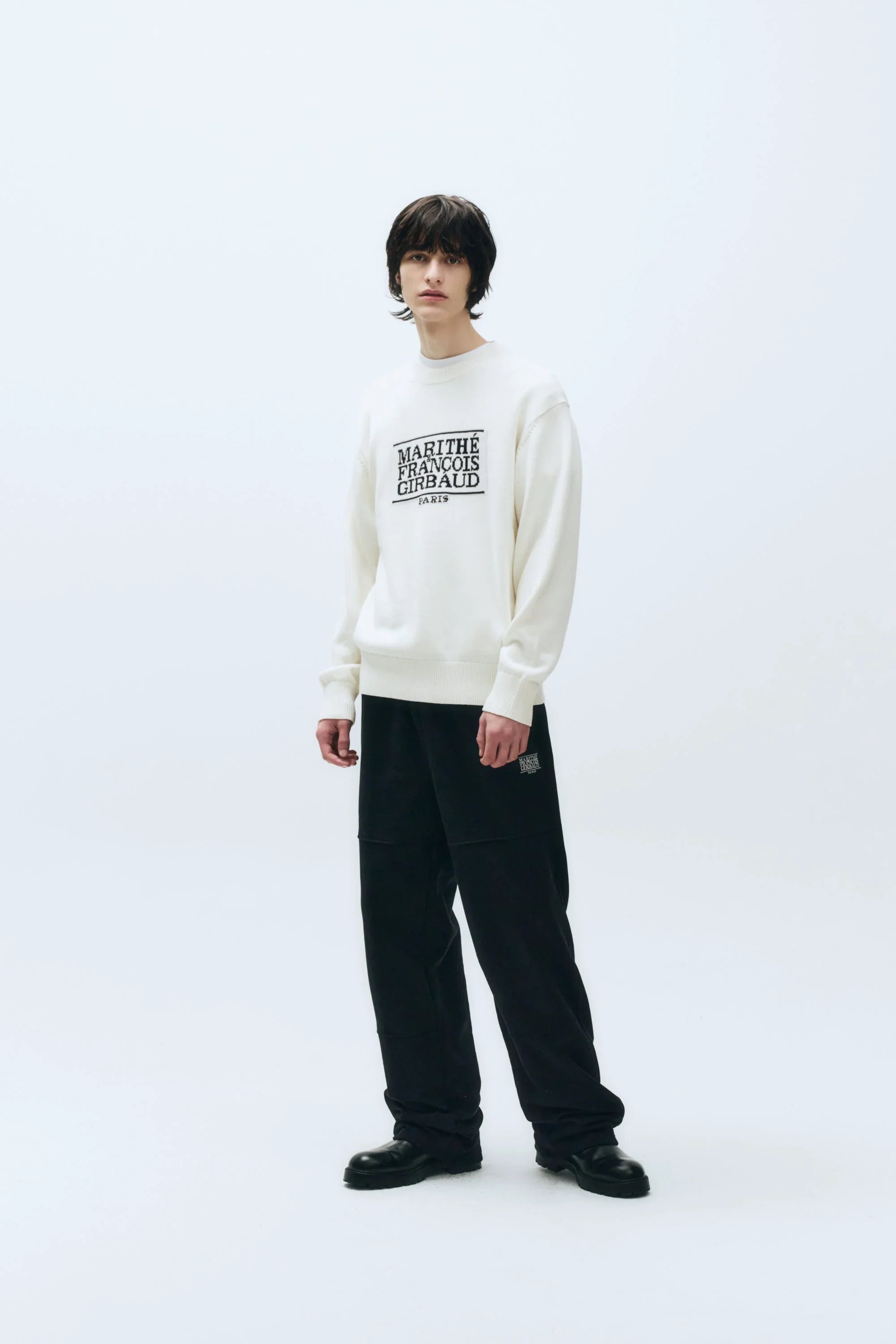 Classic Logo Knit Pullover Ivory