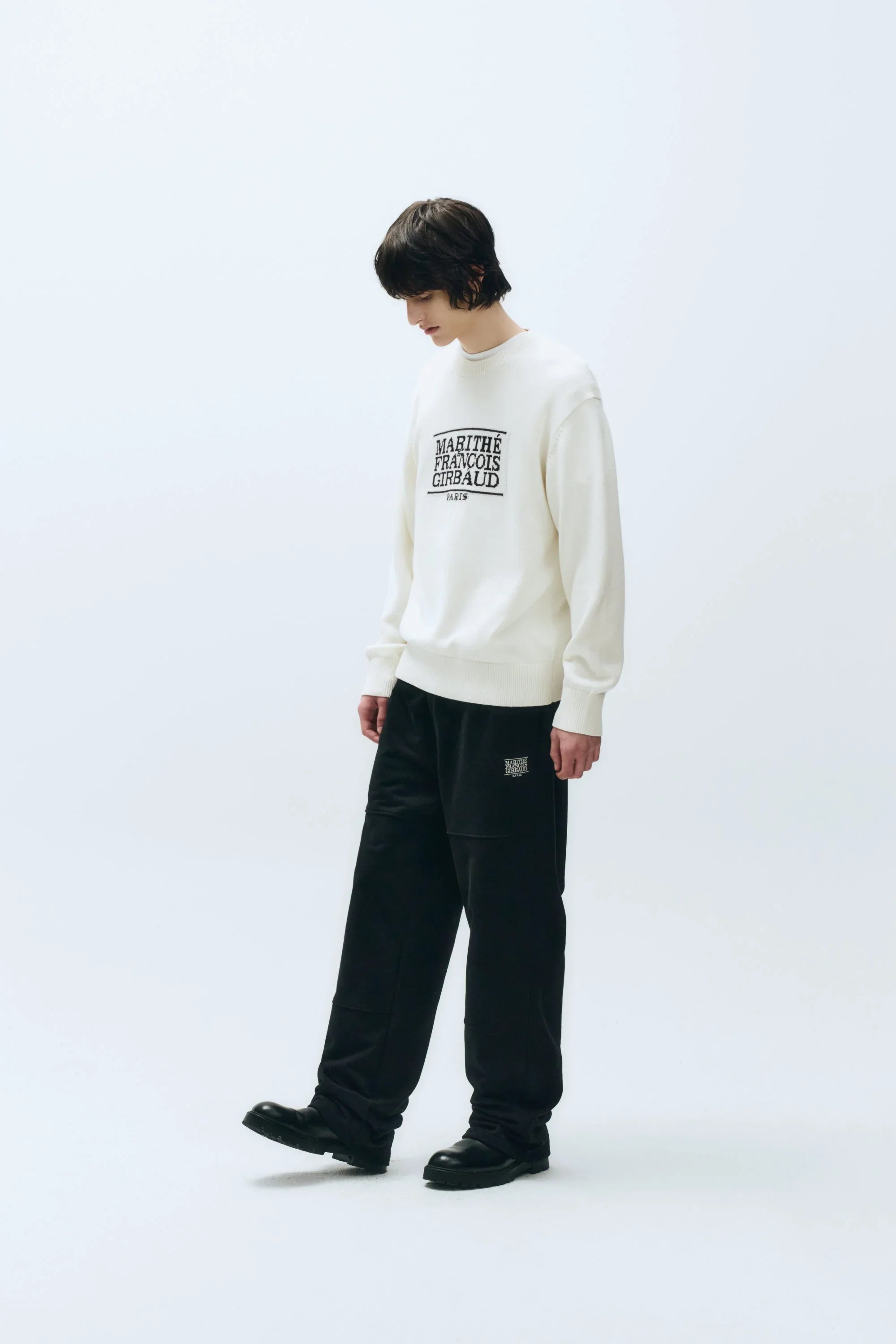Classic Logo Knit Pullover Ivory