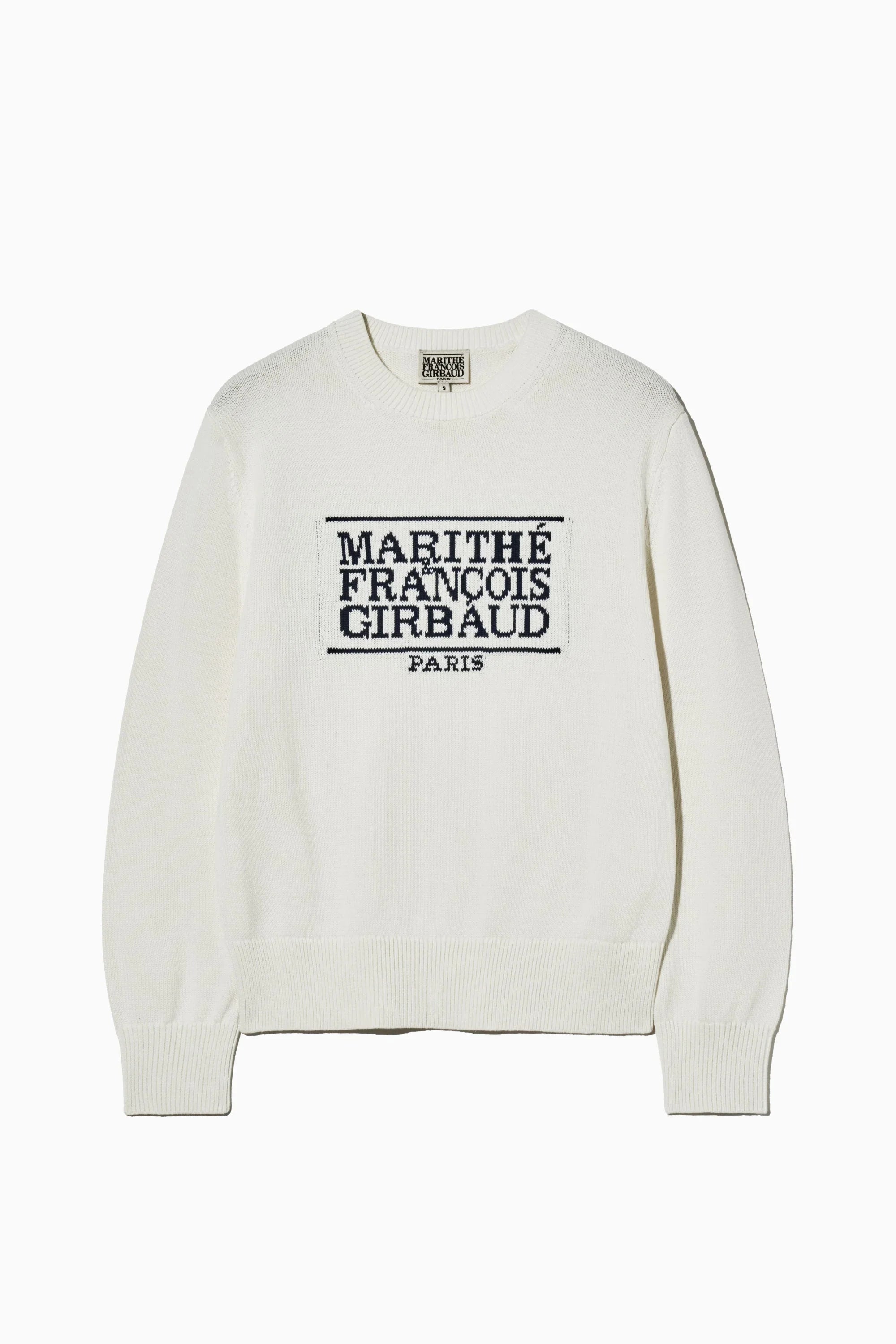 Classic Logo Knit Pullover Ivory