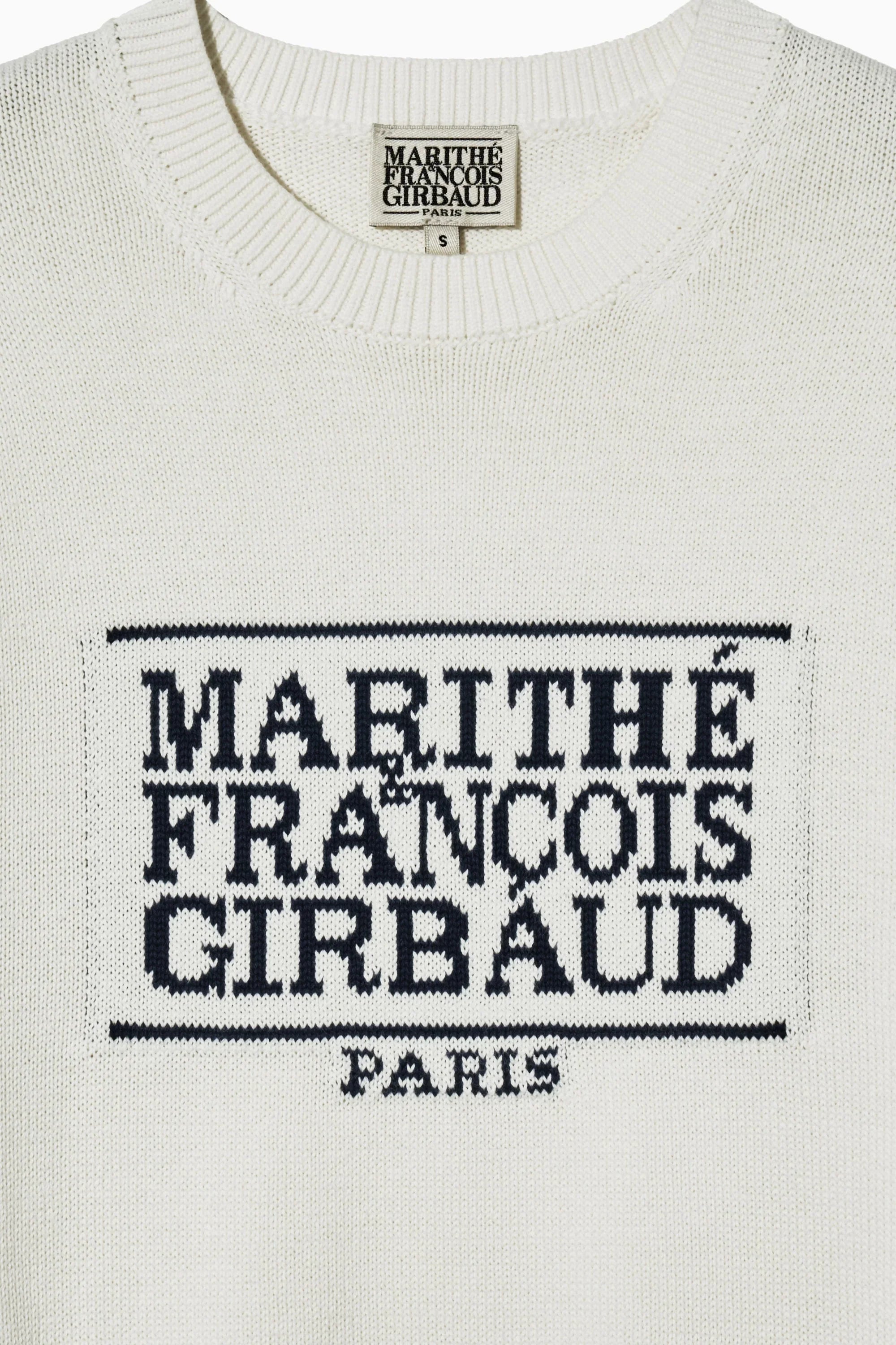 Classic Logo Knit Pullover Ivory