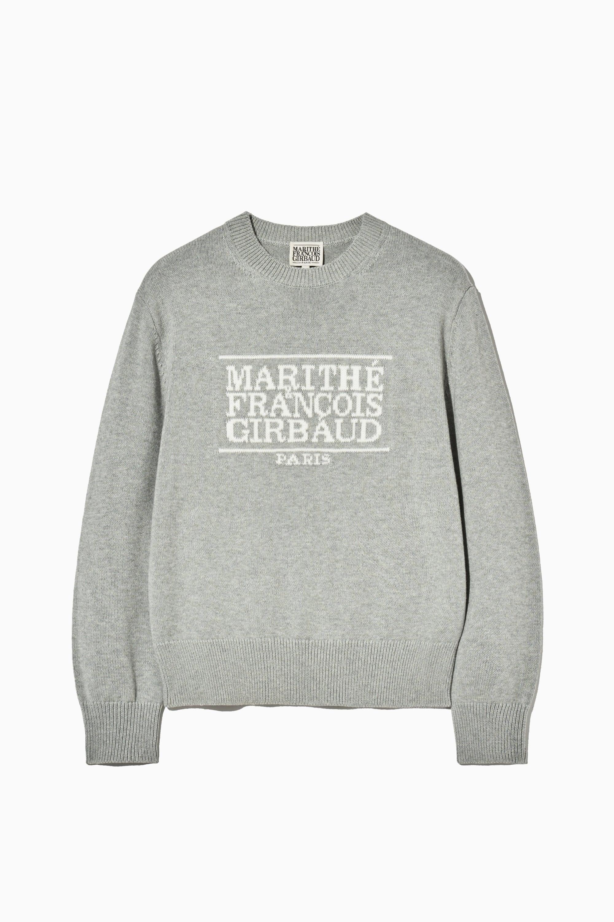 Classic Logo Knit Pullover Melange Gray