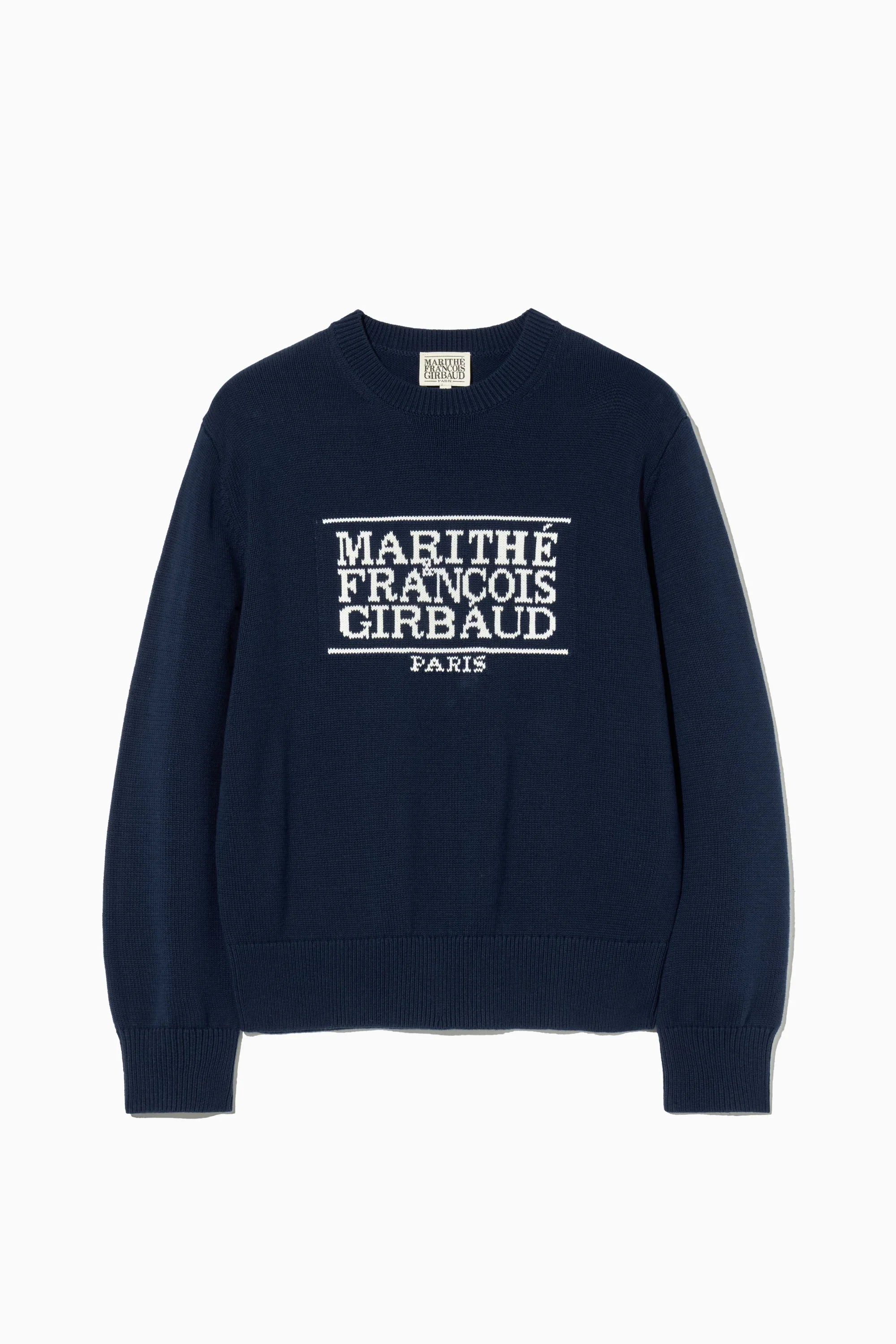Classic Logo Knit Pullover Navy