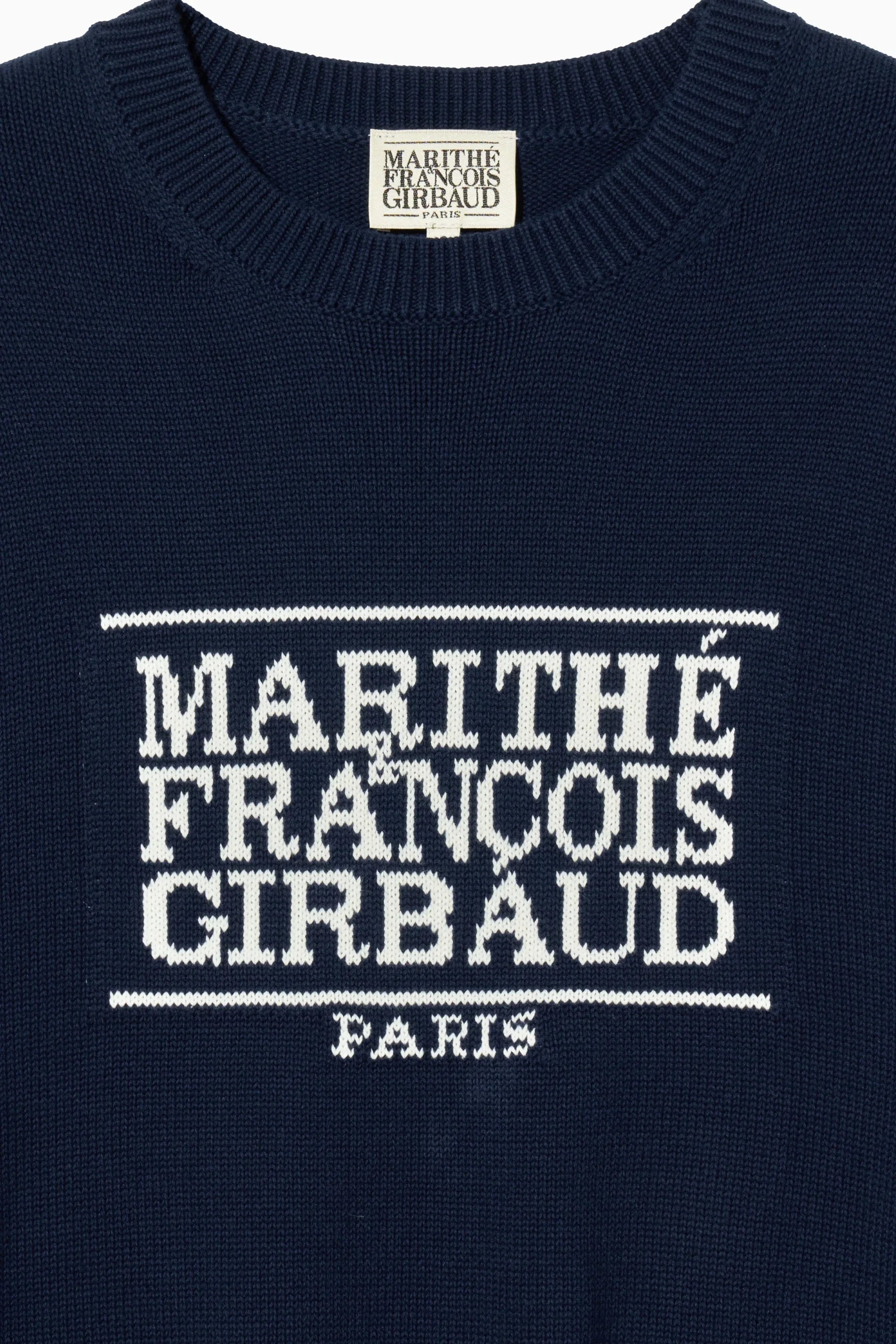 Classic Logo Knit Pullover Navy