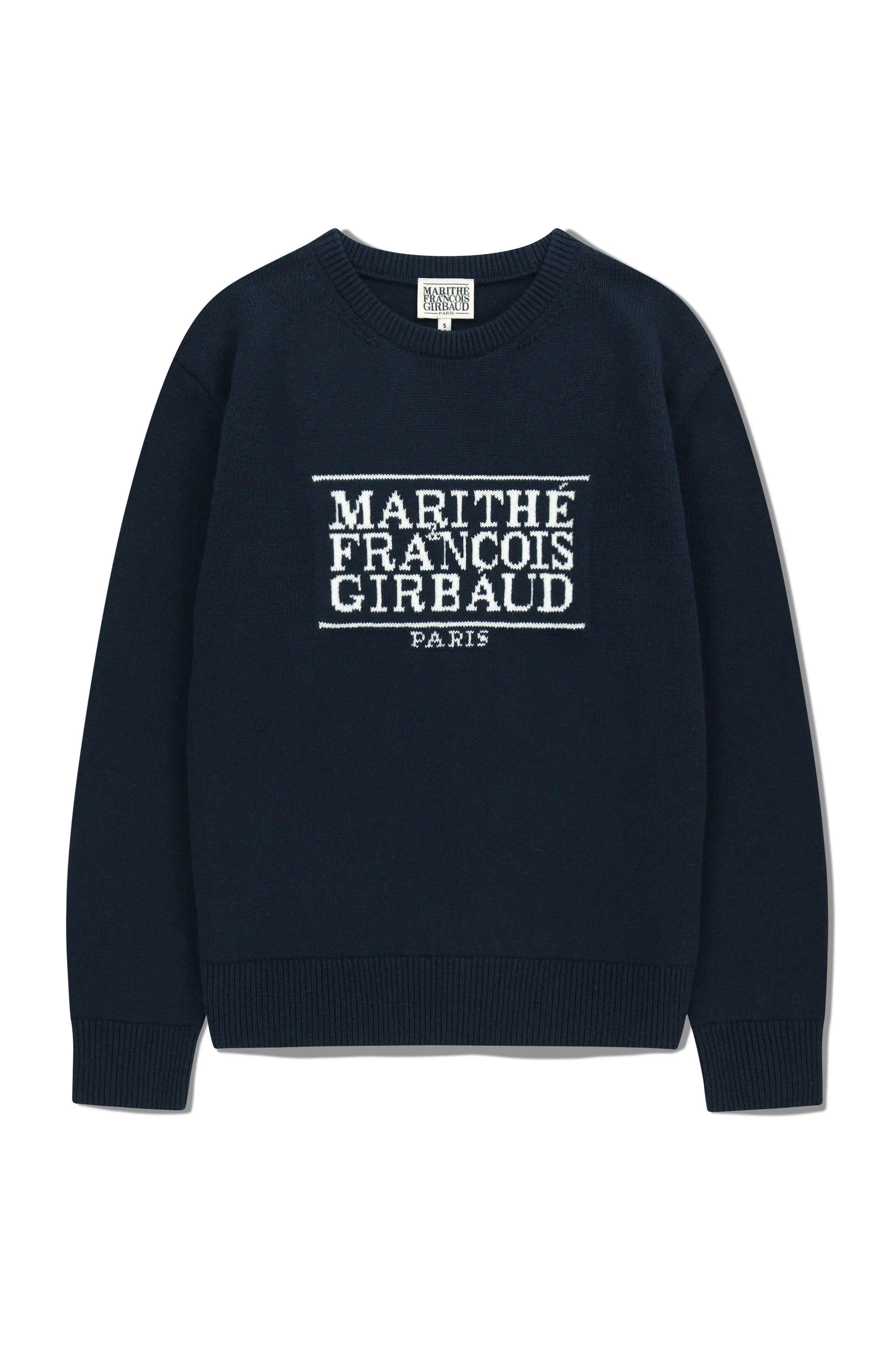 Classic Logo Knit Pullover Navy