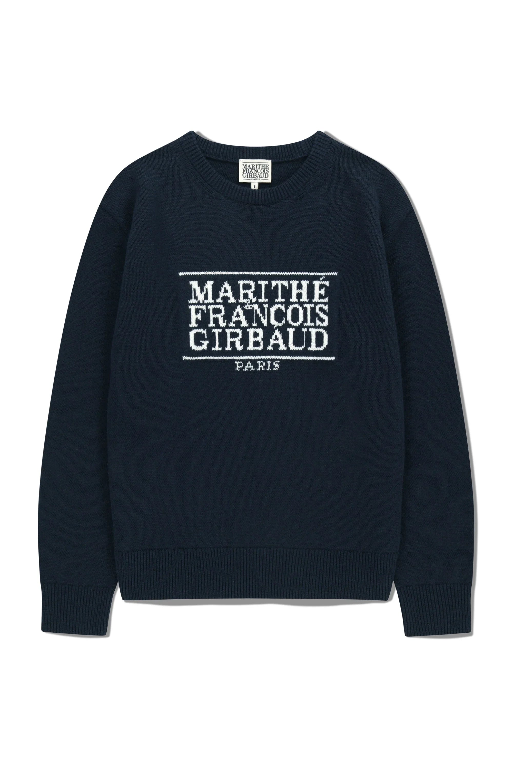 Classic Logo Knit Pullover Navy