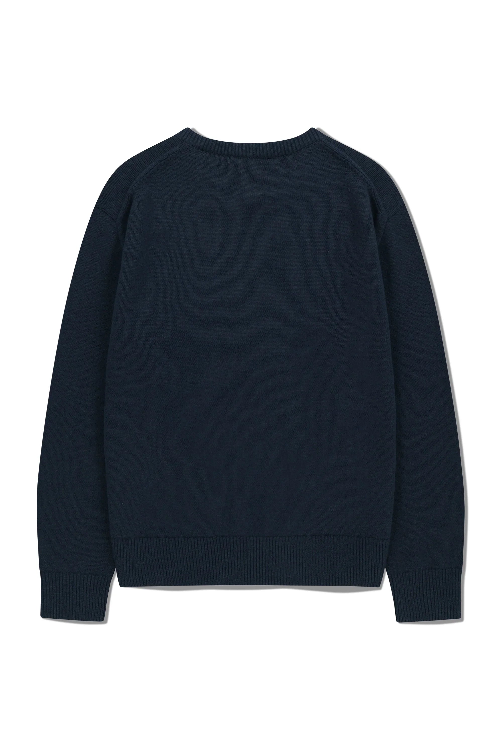 Classic Logo Knit Pullover Navy