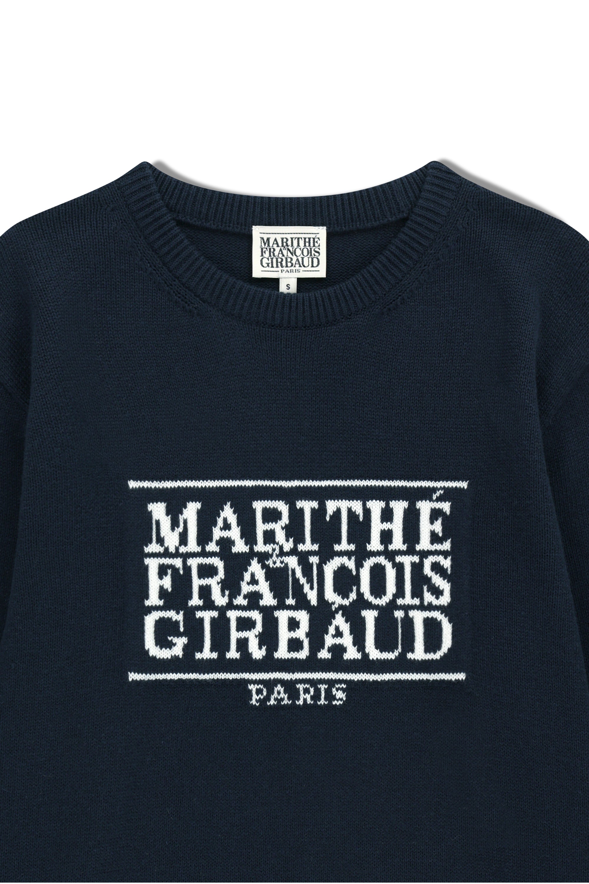 Classic Logo Knit Pullover Navy