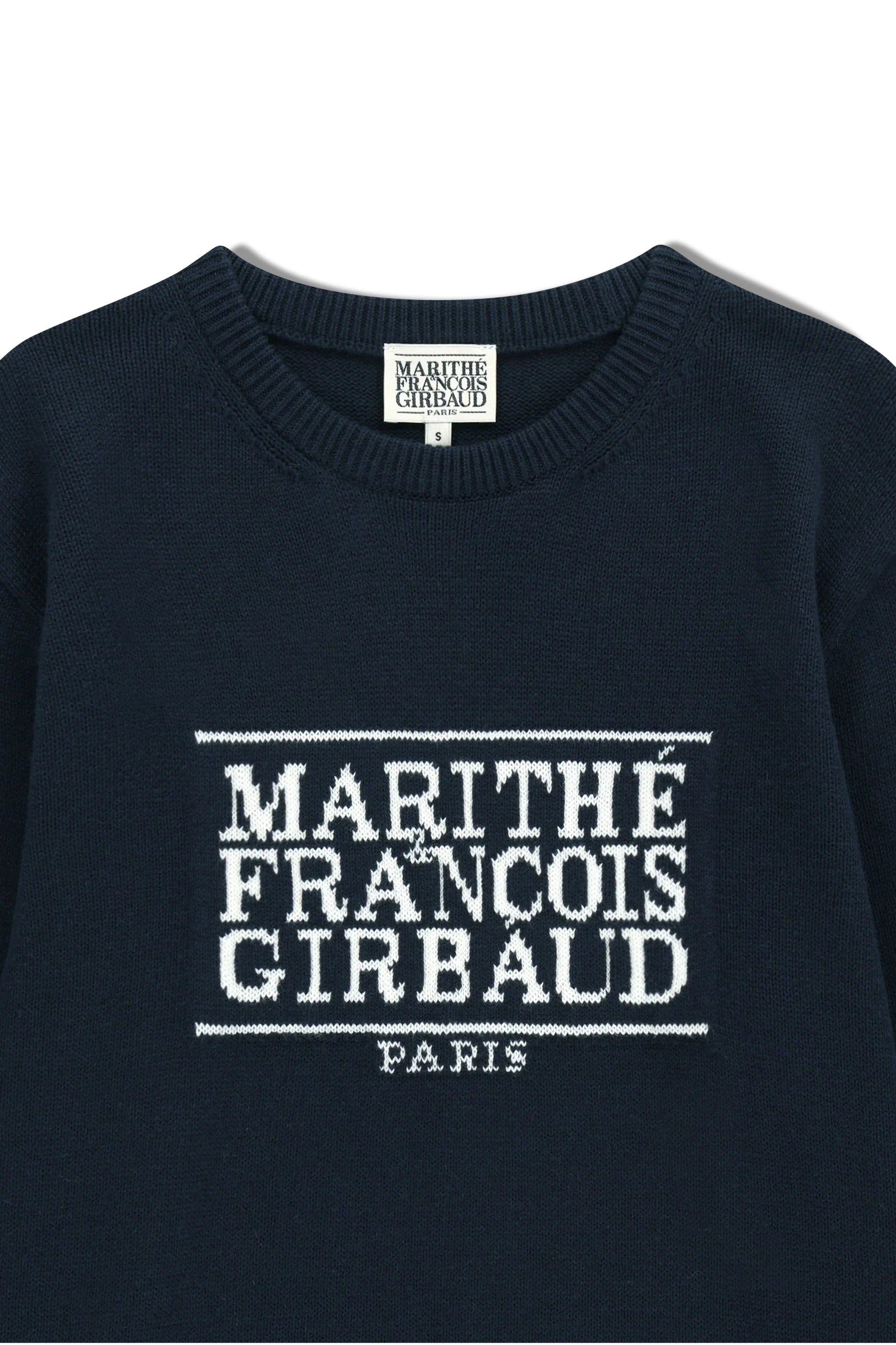 Classic Logo Knit Pullover Navy