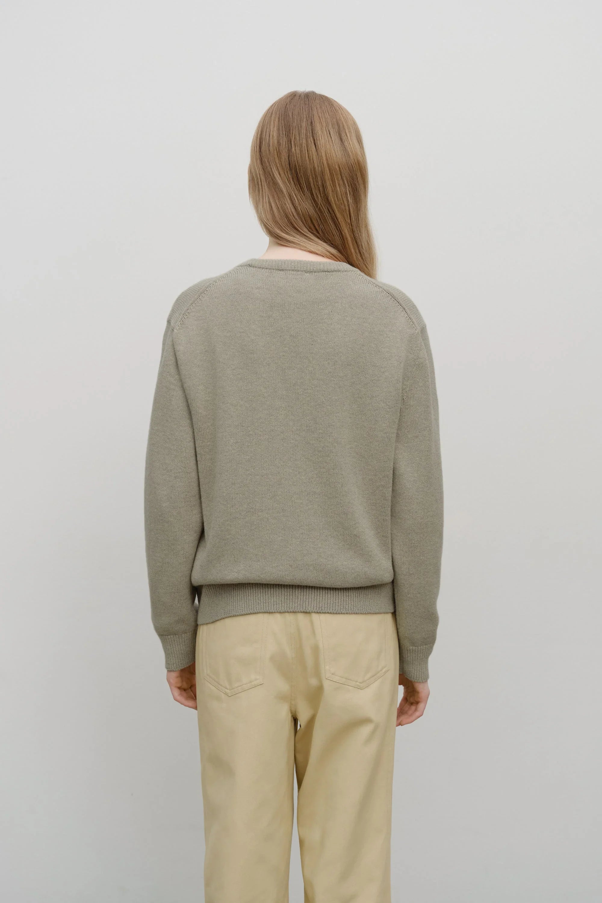 Classic Logo Knit Pullover Oatmeal