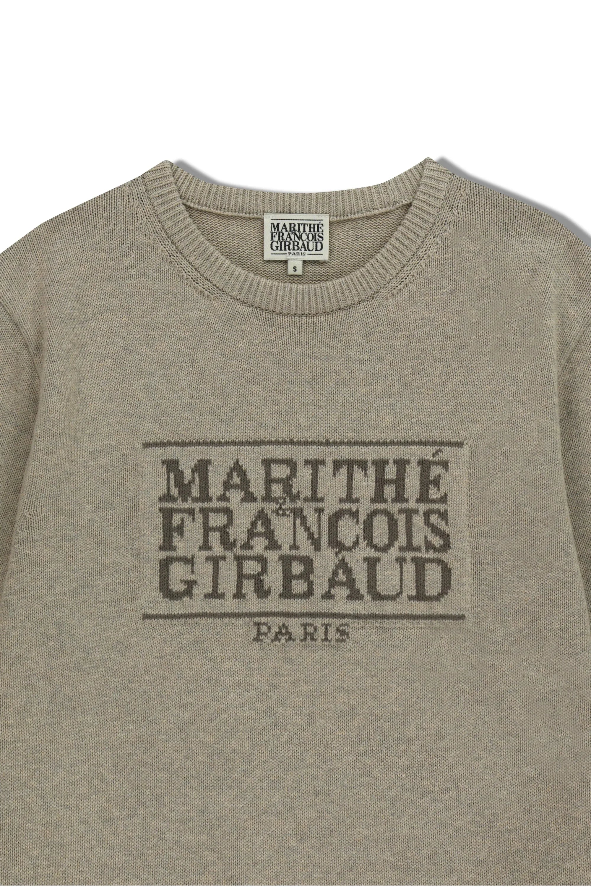 Classic Logo Knit Pullover Oatmeal