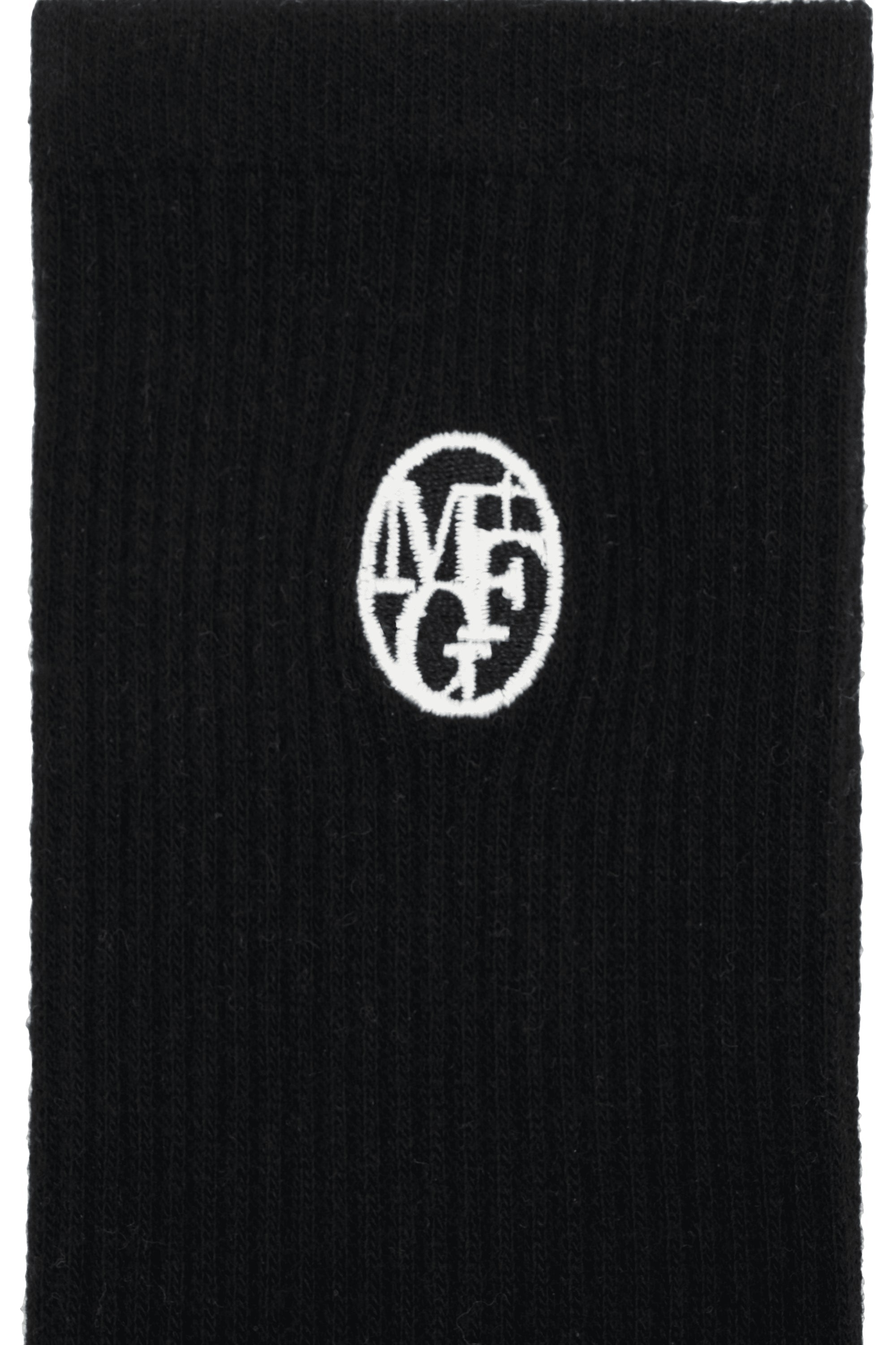 3Pack Embroidery Socks Black