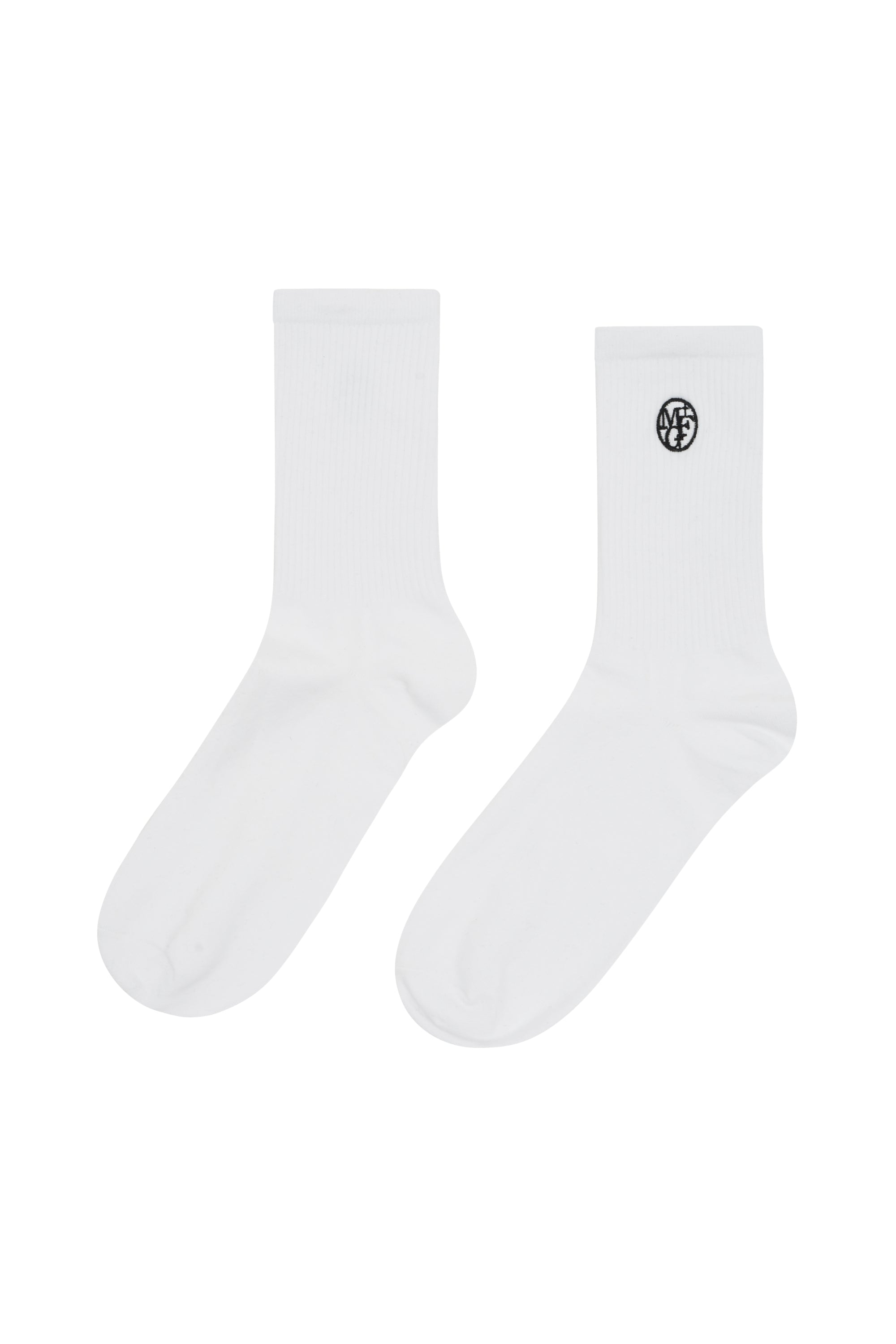 3Pack Embroidery Socks White