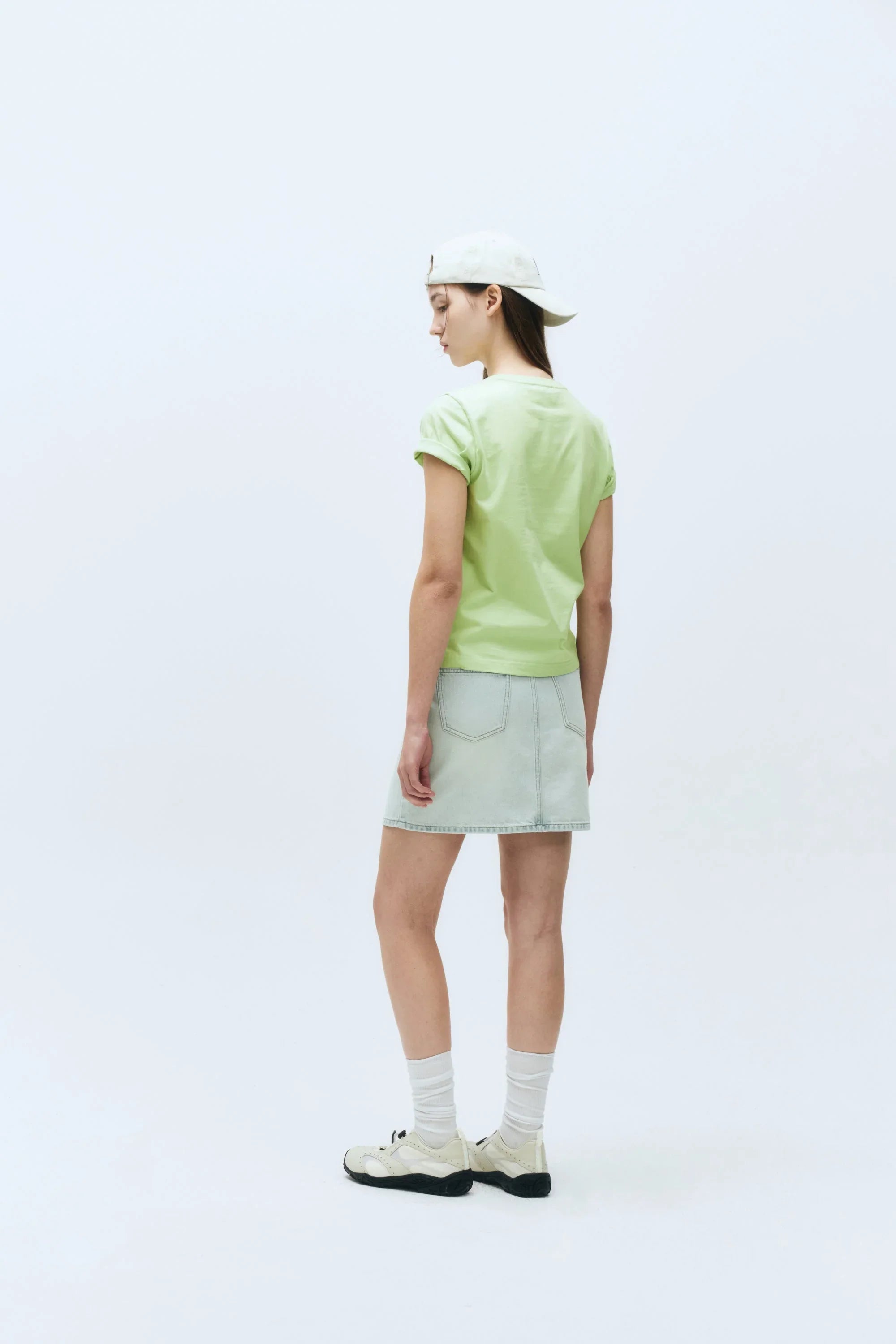 W Classic Logo Tee Light Green
