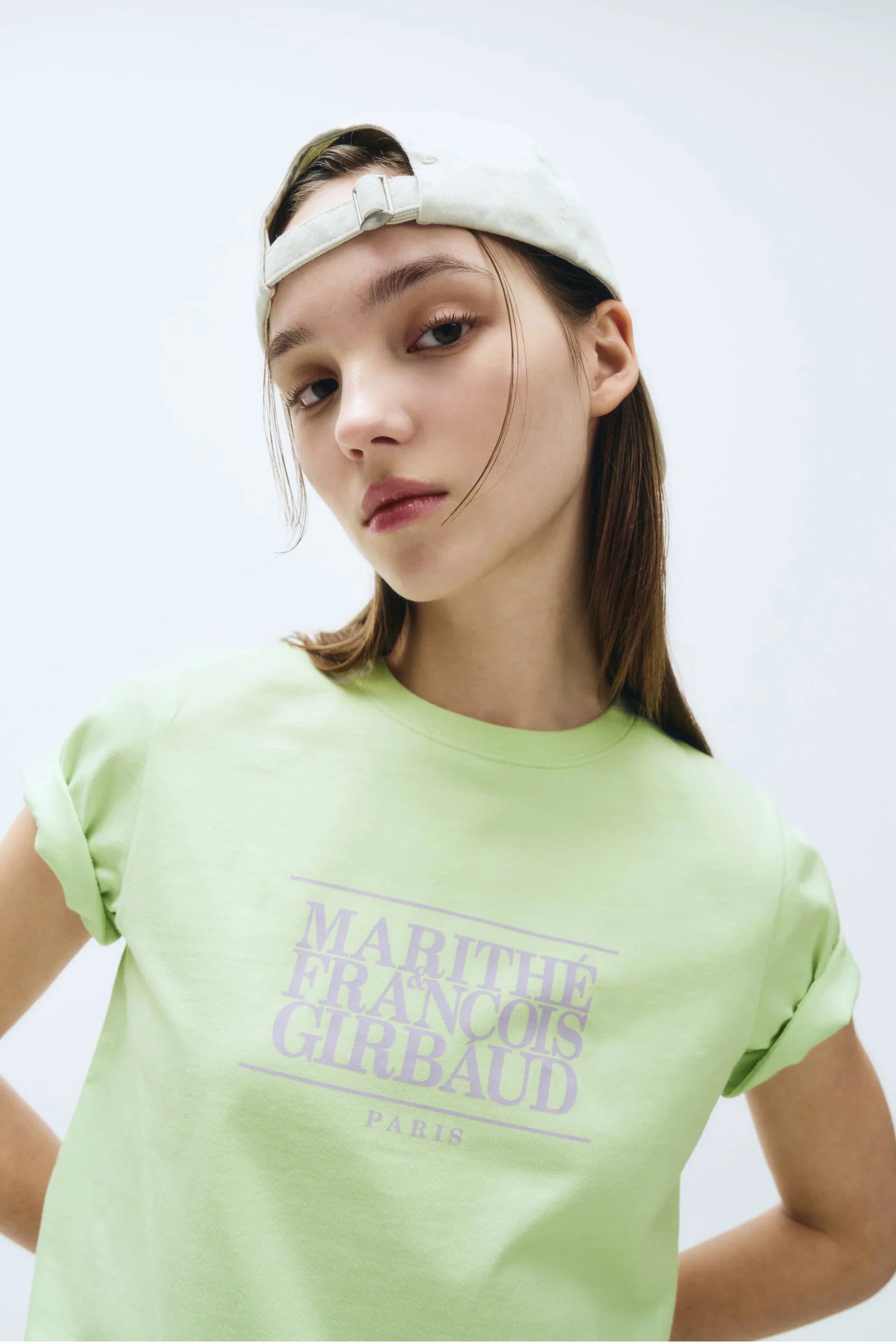 W Classic Logo Tee Light Green