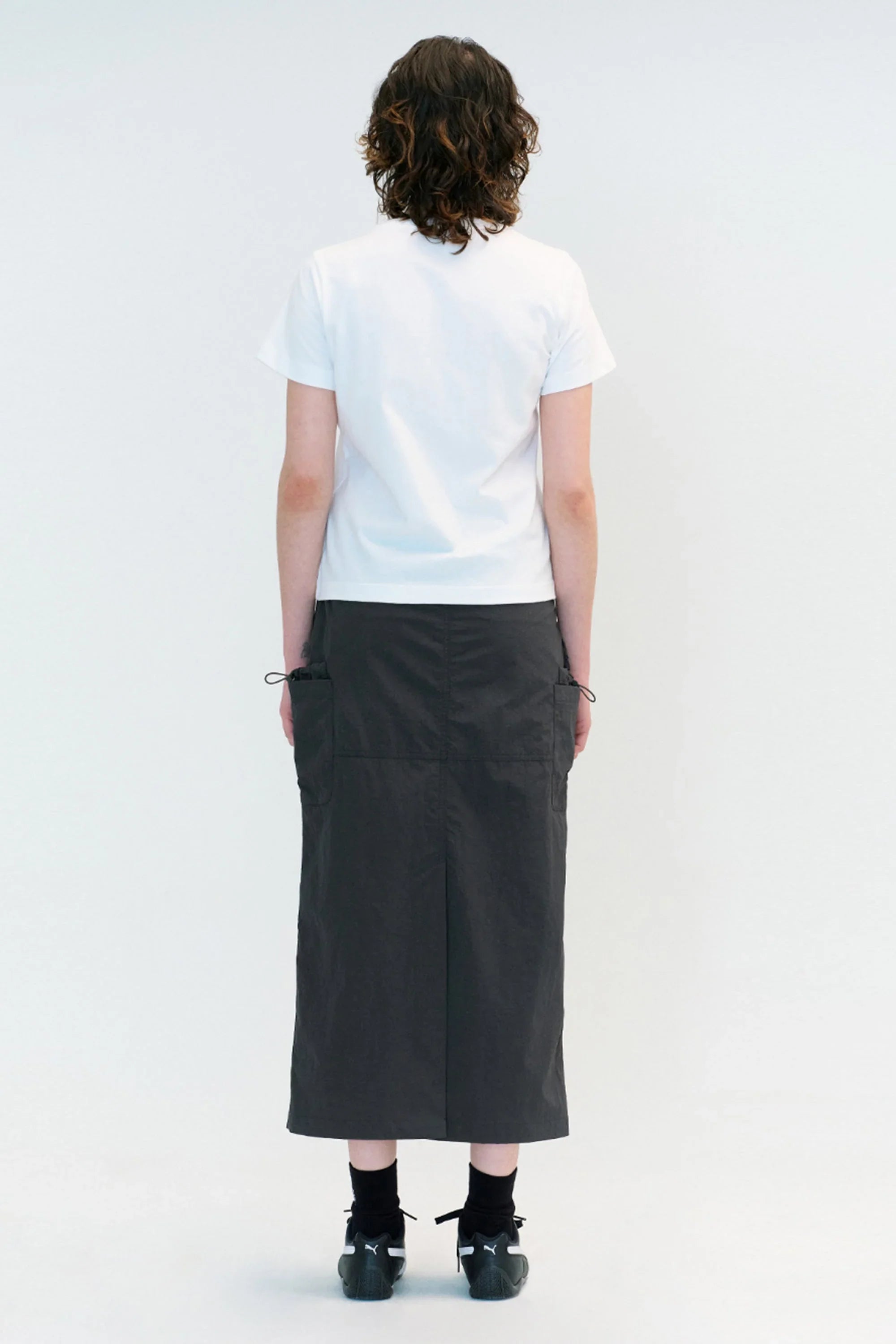 W Classic Logo Tee White