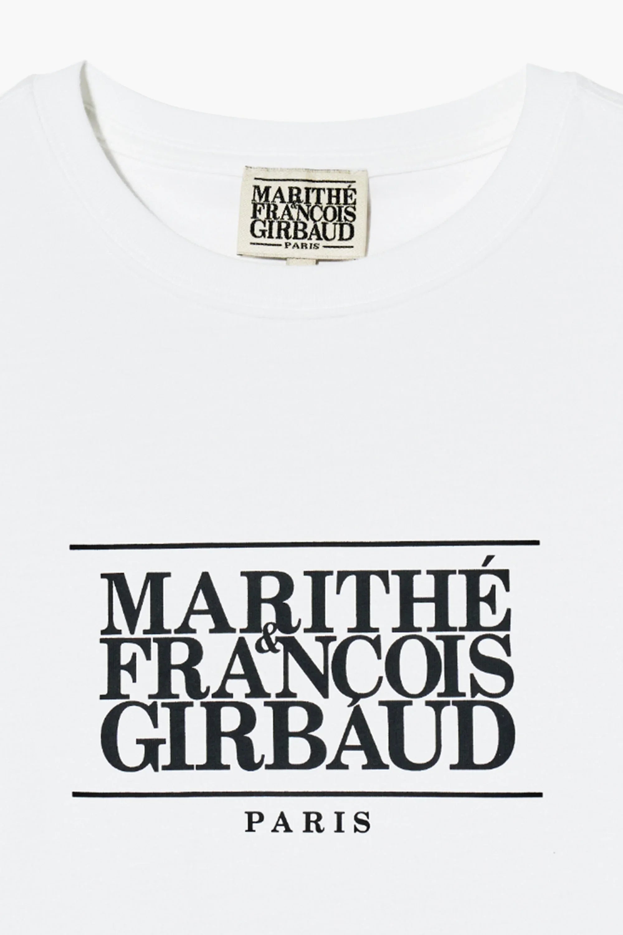 W Classic Logo Tee White