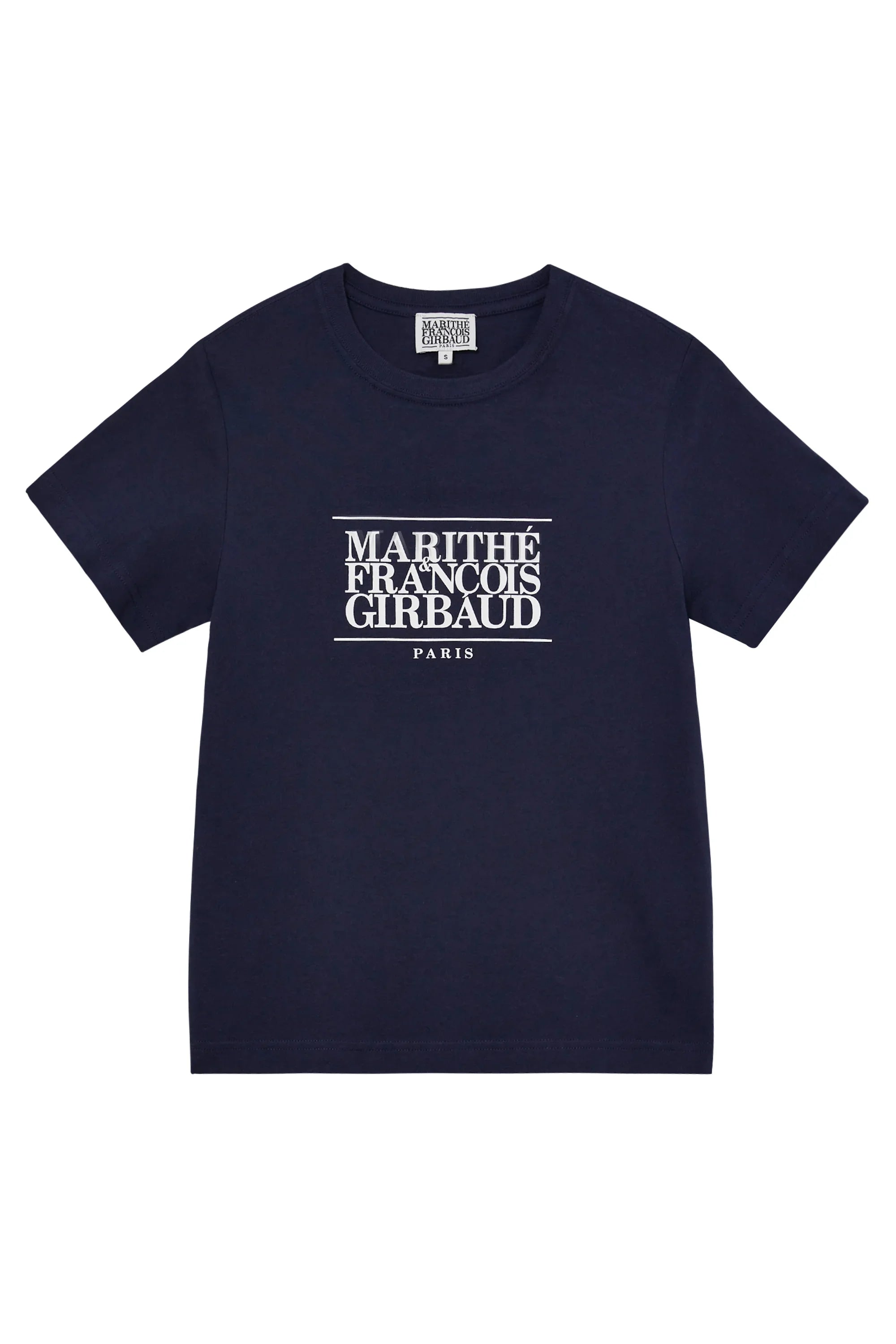 W Classic Logo Tee Navy