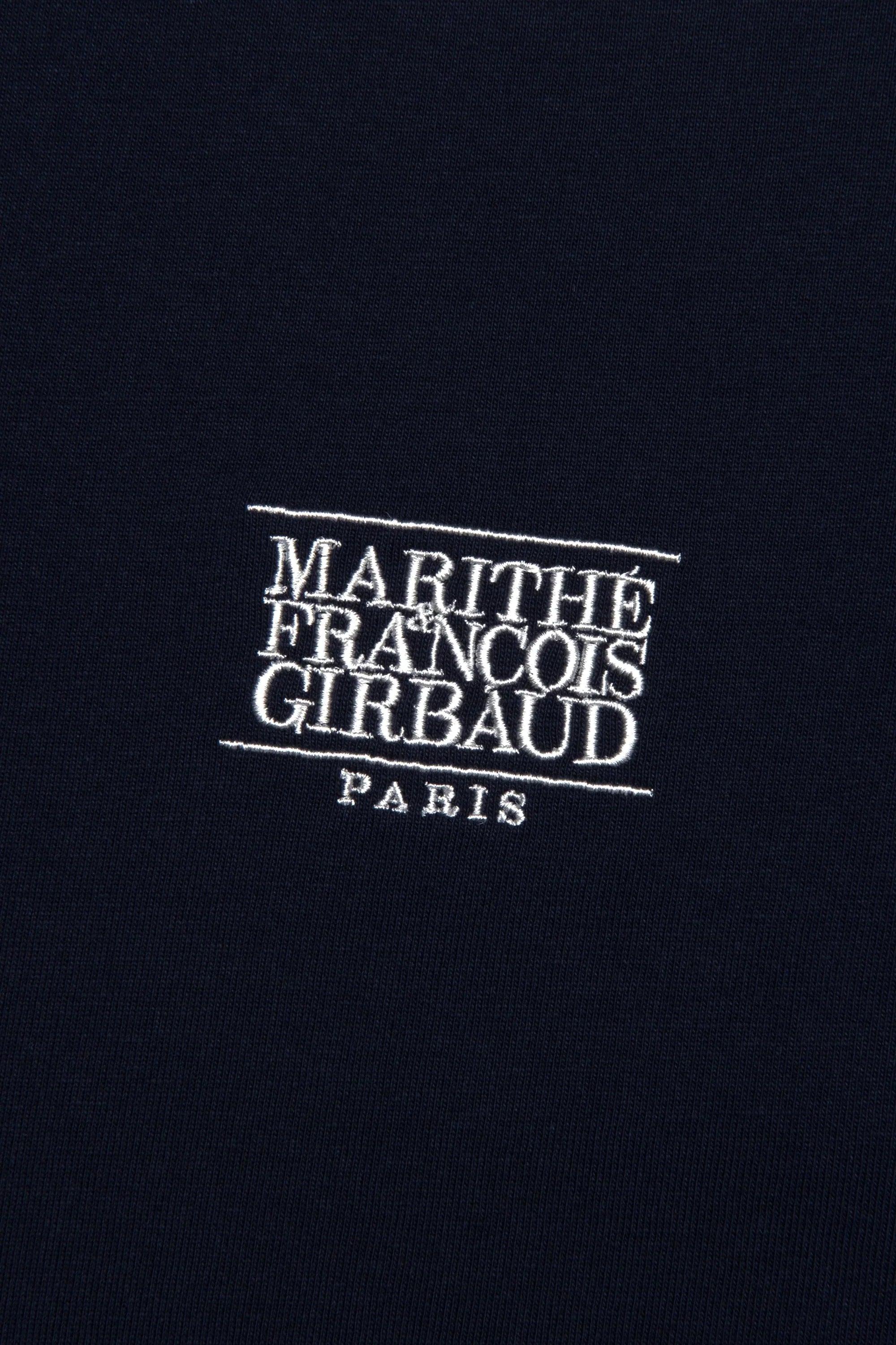 W Classic Logo Ringer Tee Navy