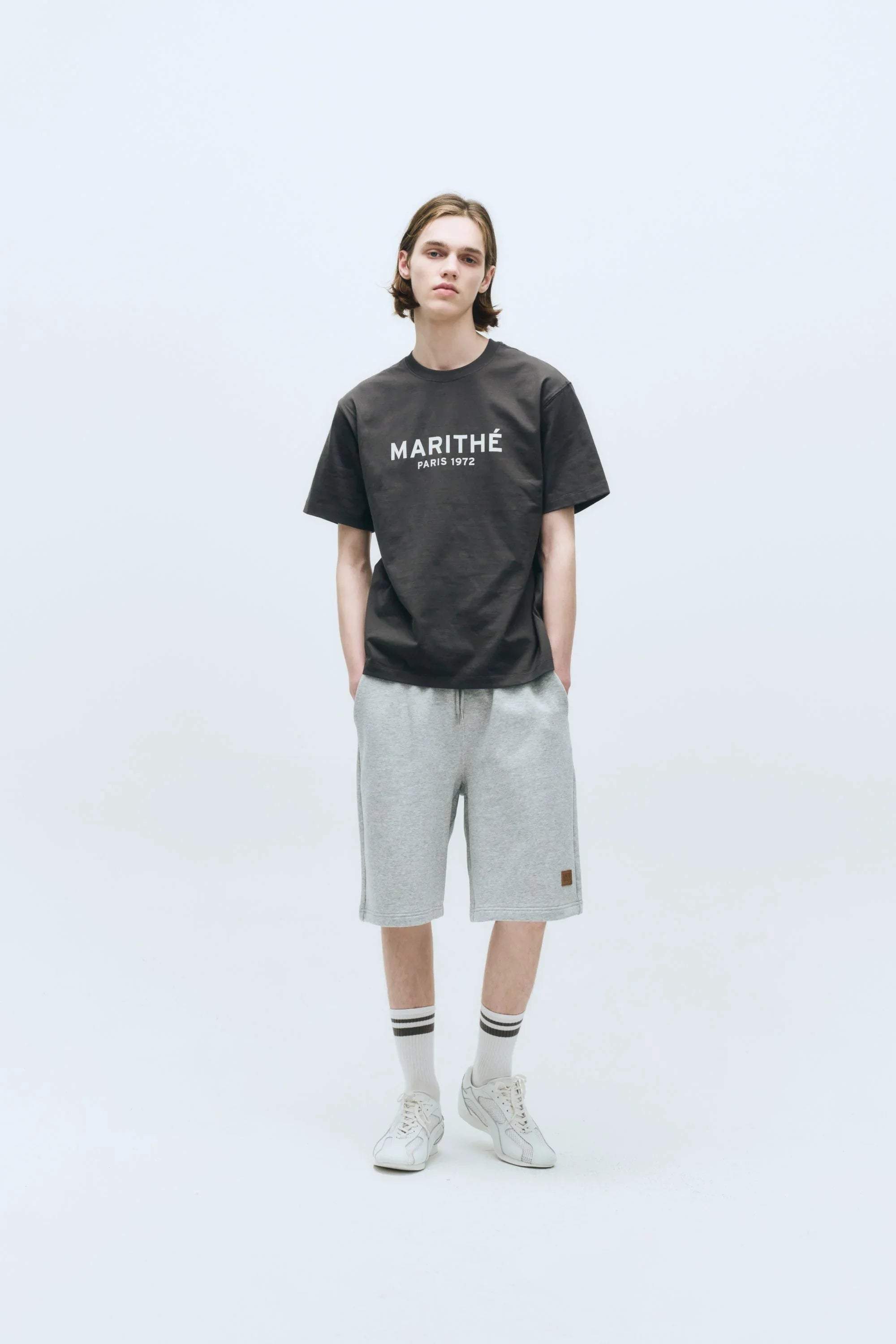 Regular Logo Tee Charcoal