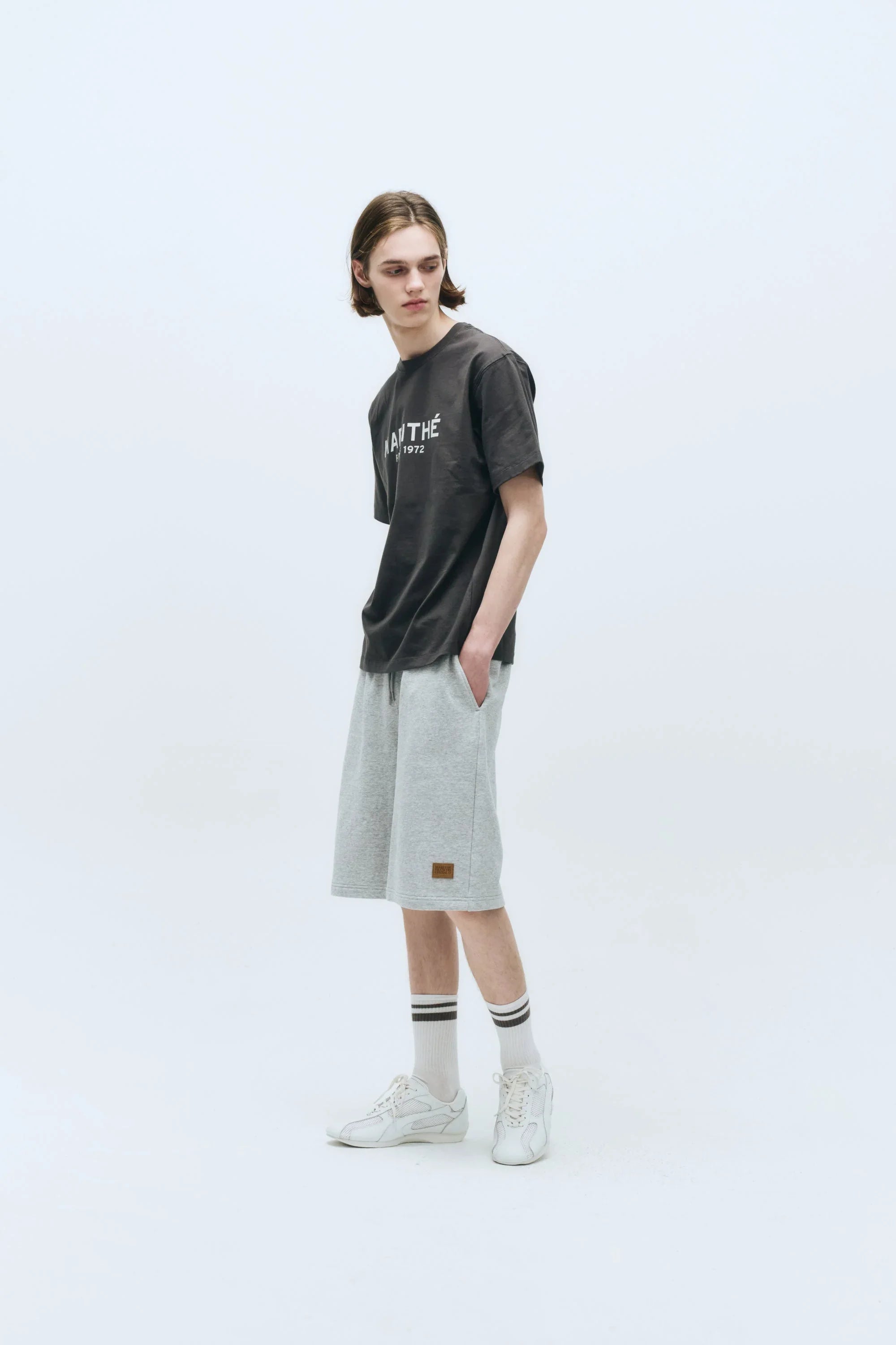 Regular Logo Tee Charcoal
