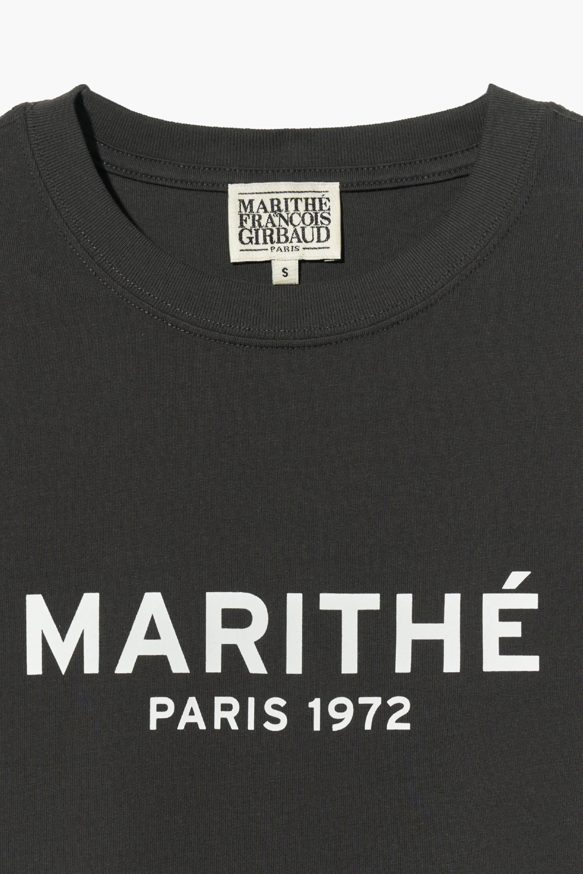 Regular Logo Tee Charcoal
