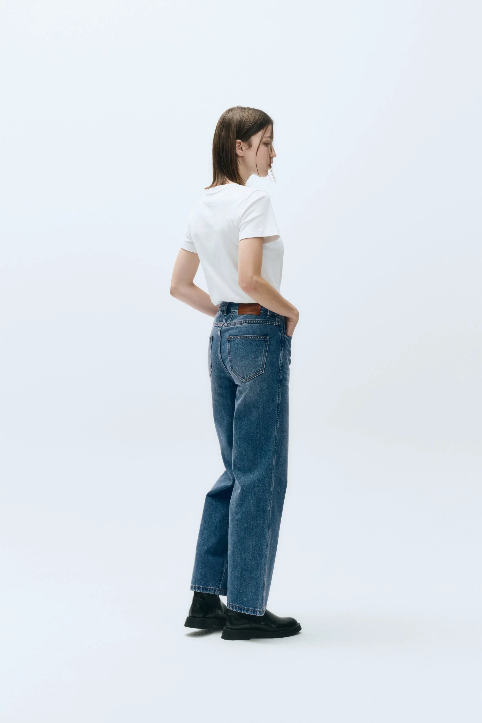 W Basic Tee White