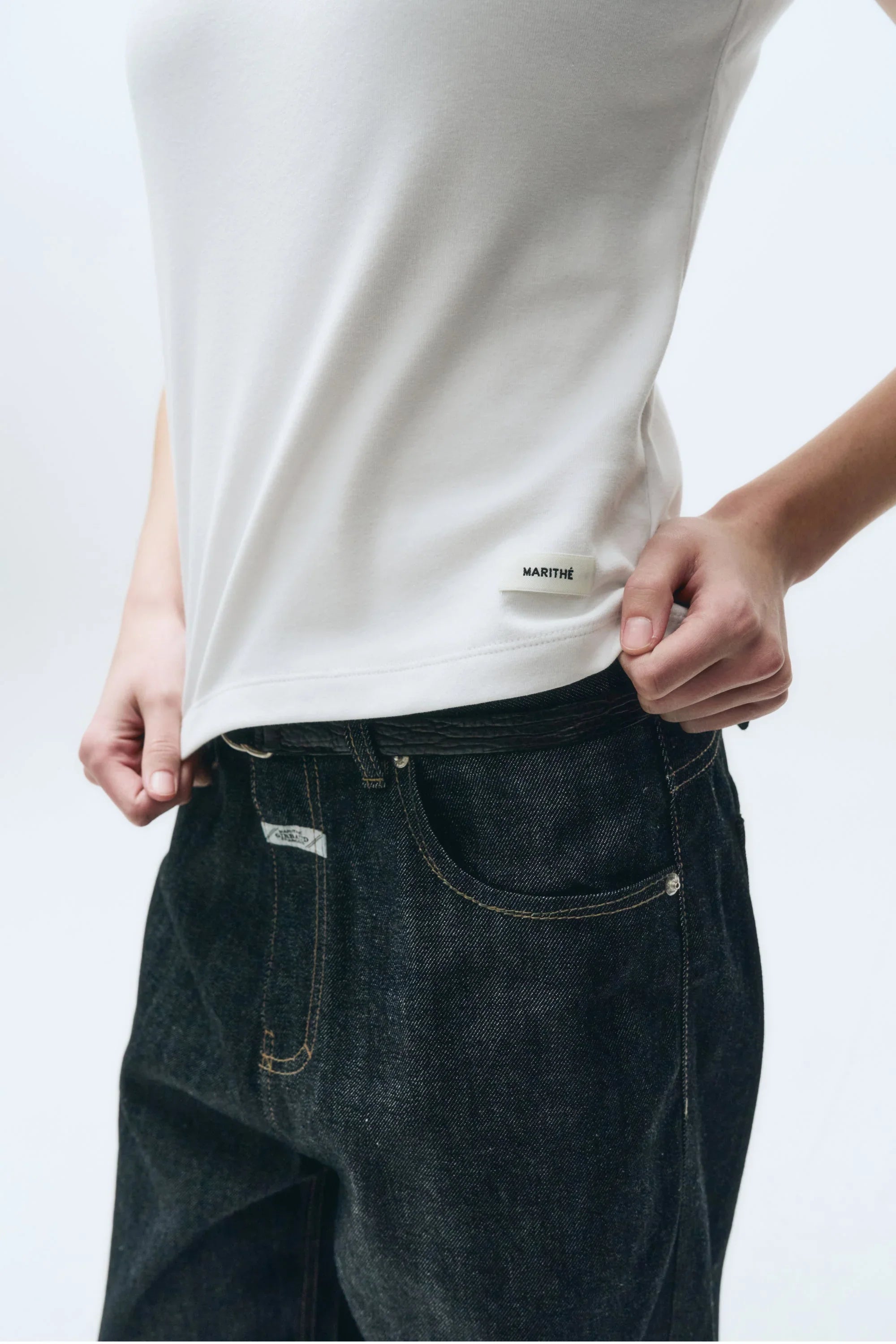 W Basic Tee White