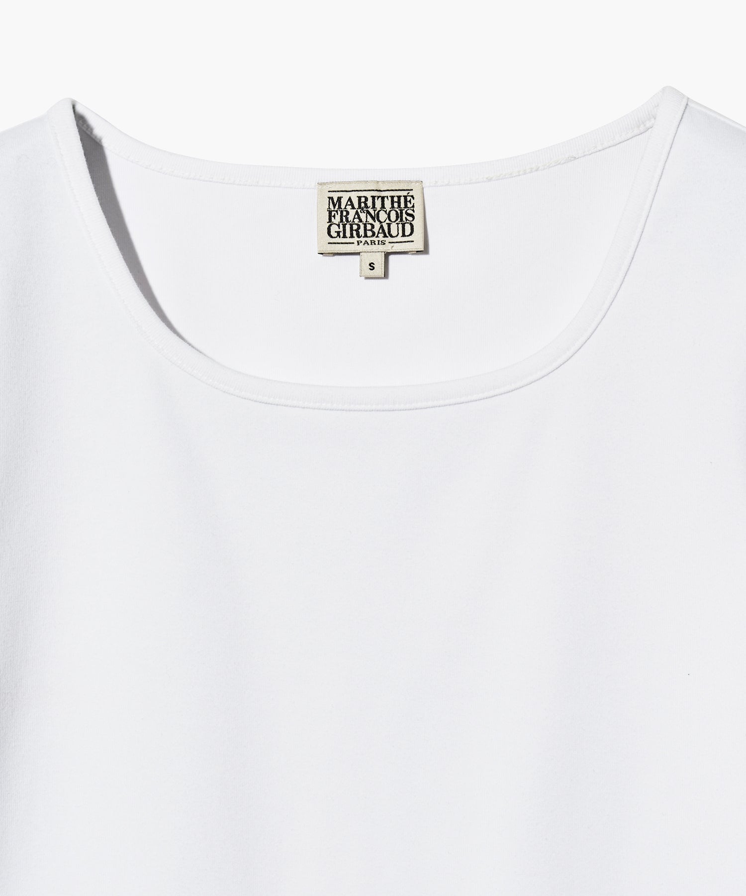 W Basic Crop Tee White