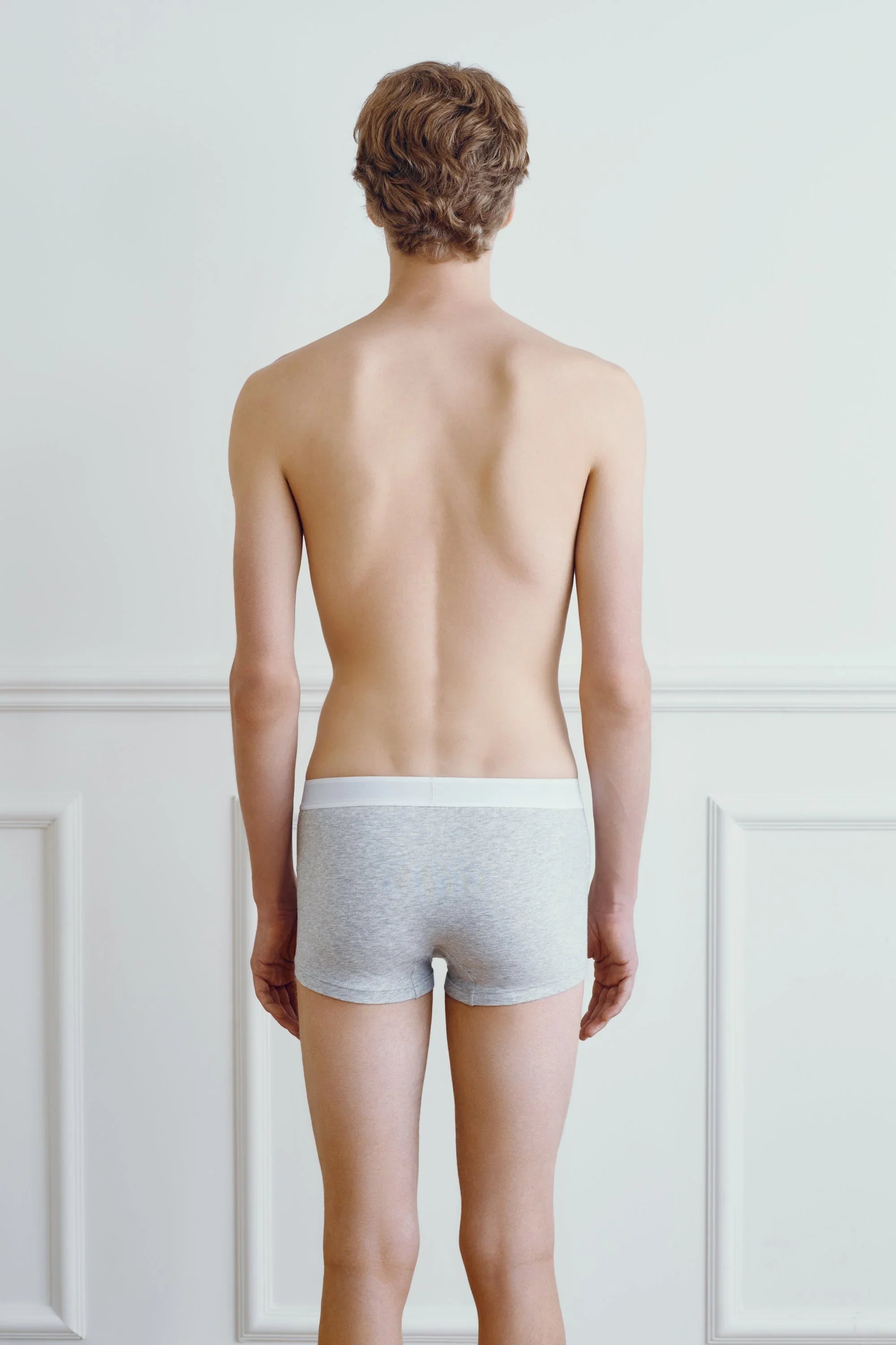 M Logo Eband Drawers Heather Gray