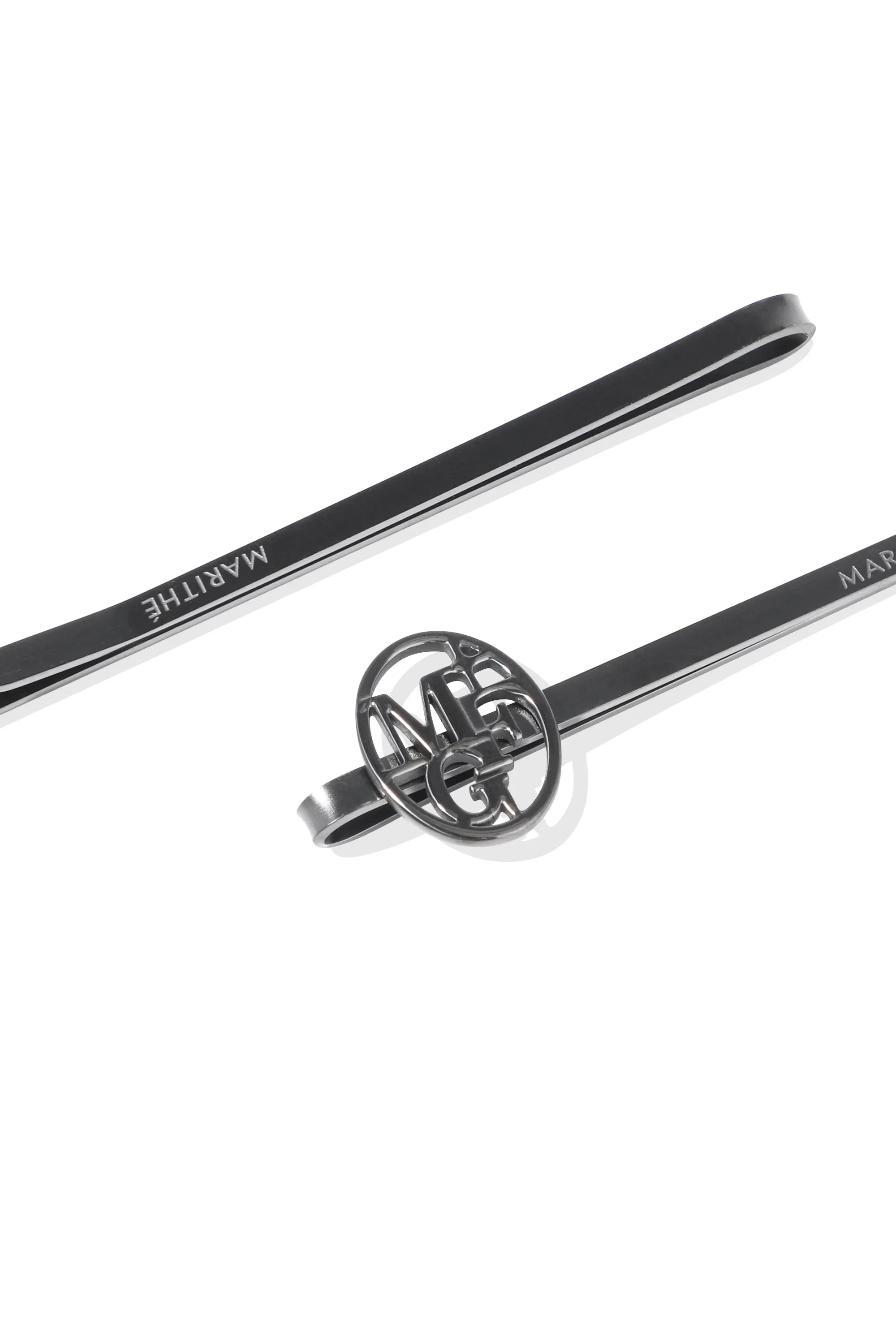 Circle Logo Slim Metal Hair Pin 2Pack Metal