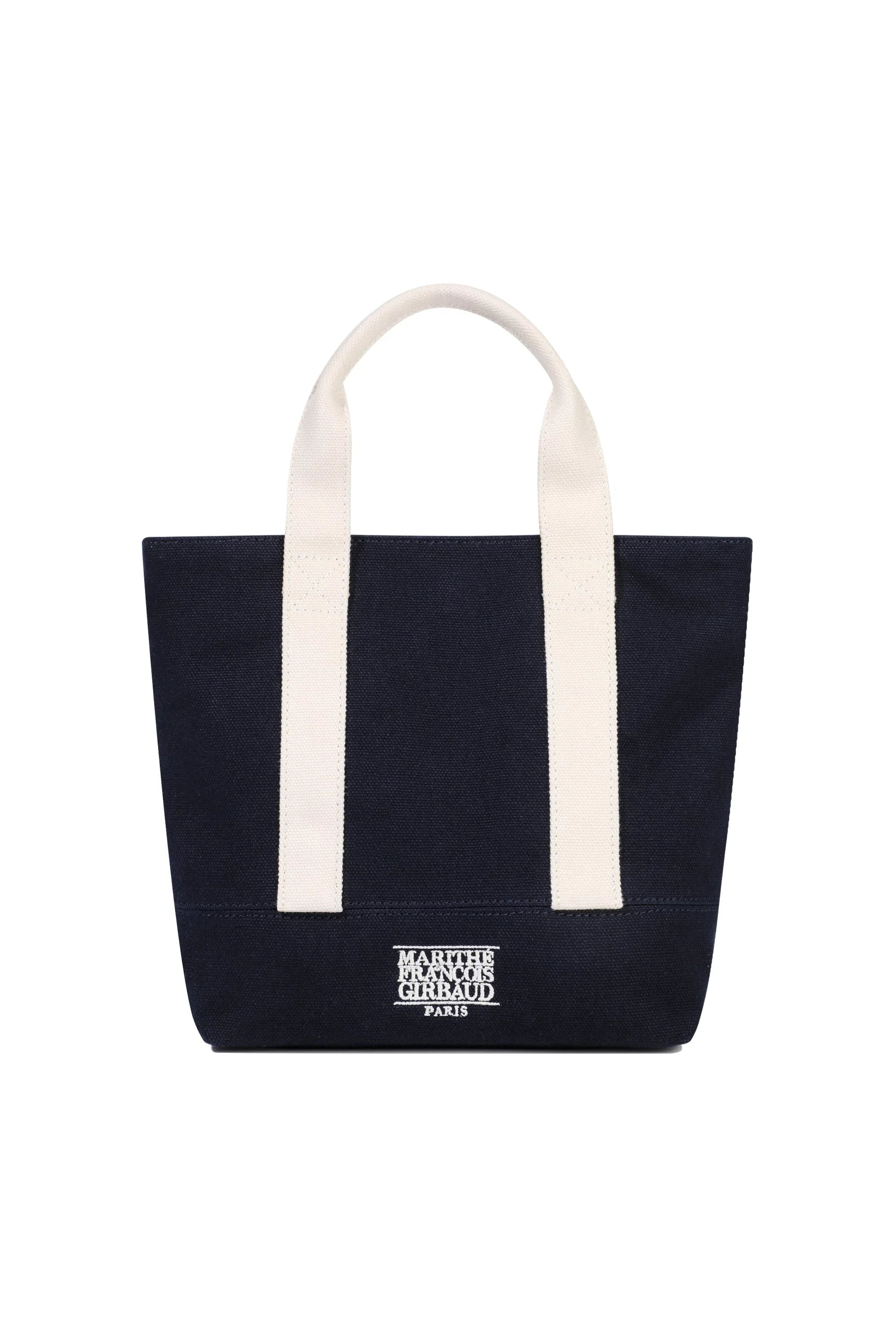 Classic Logo Canvas Tote Bag Navy