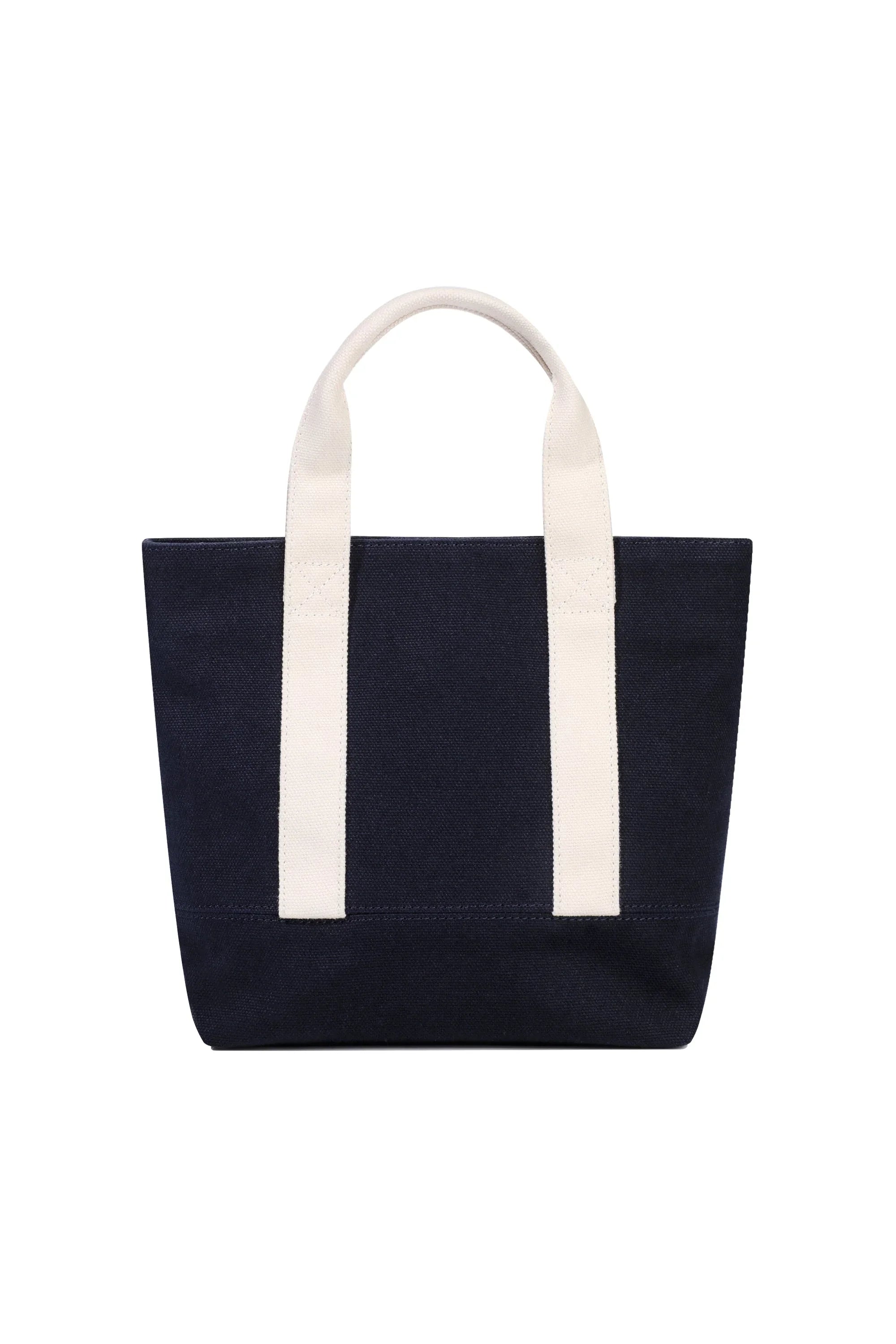 Classic Logo Canvas Tote Bag Navy