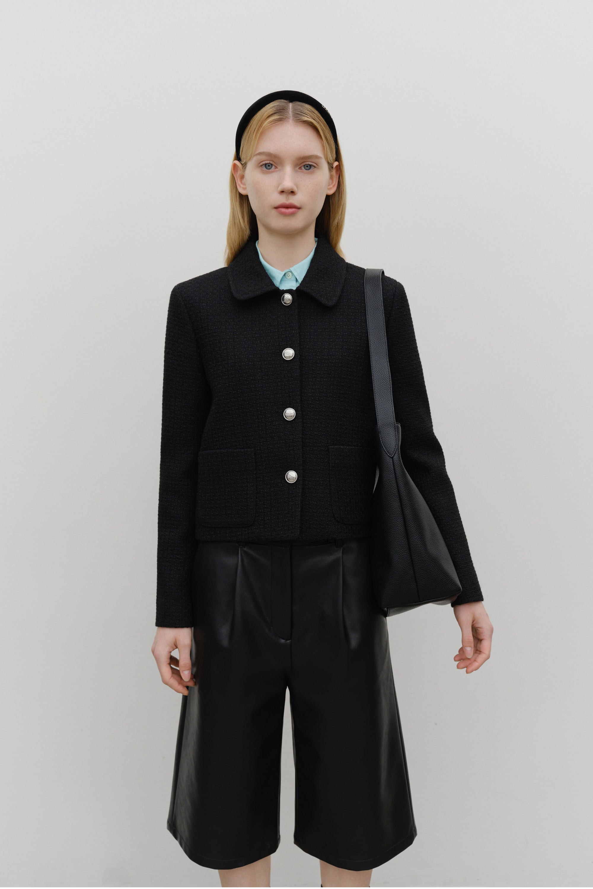 Classic Logo Bucket Bag Black