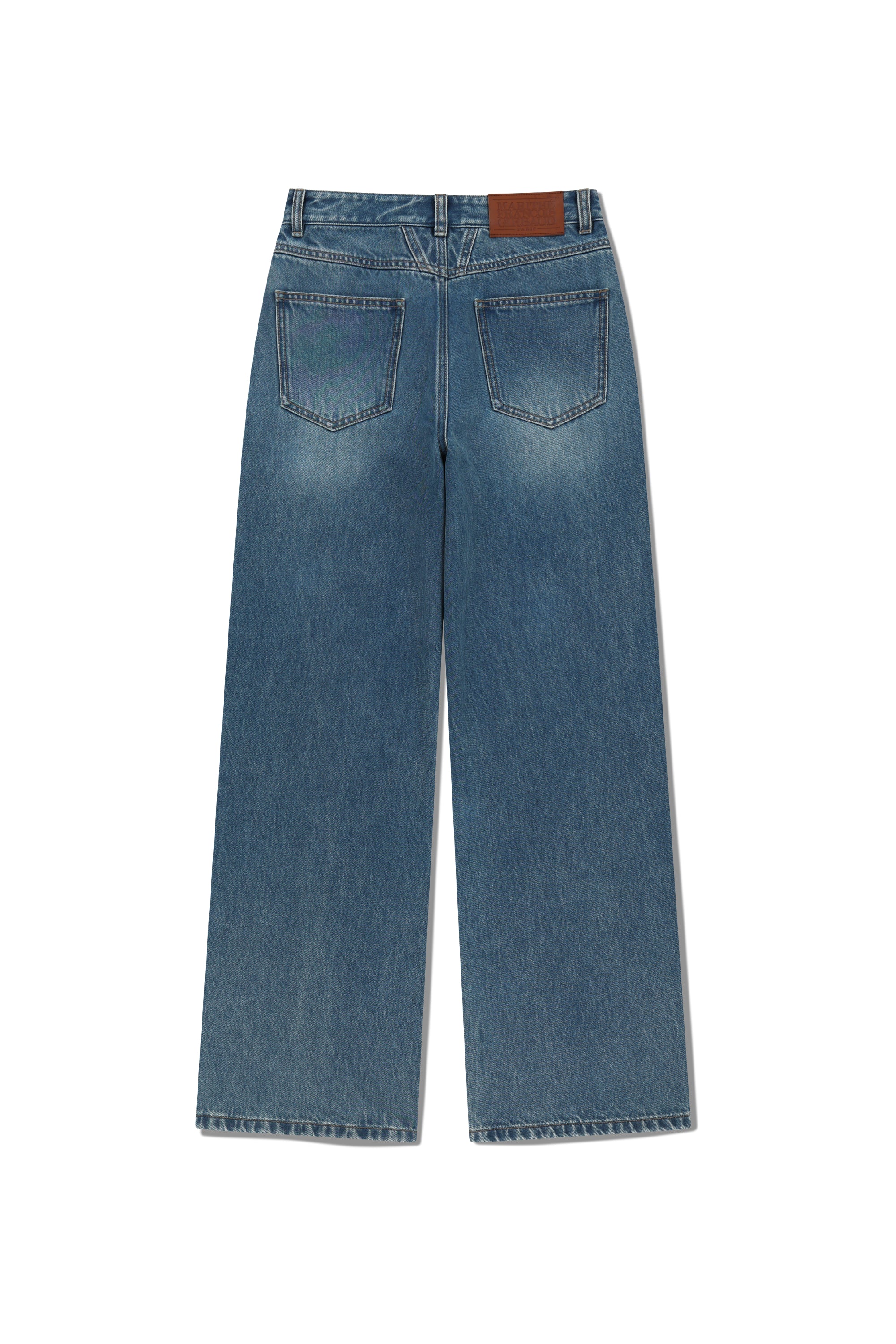 W Wide Denim Pants Blue