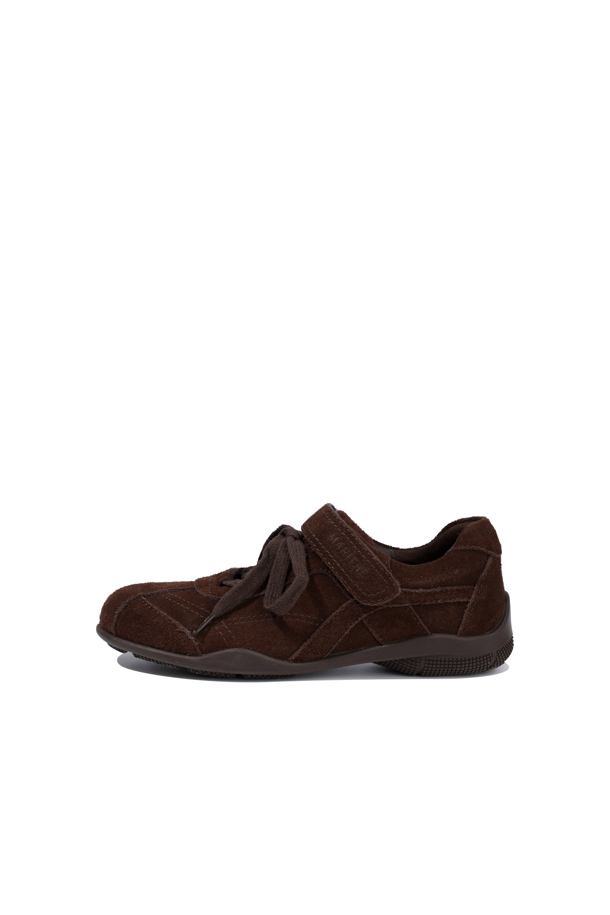 W Lace Up Suede Sneakers Brown