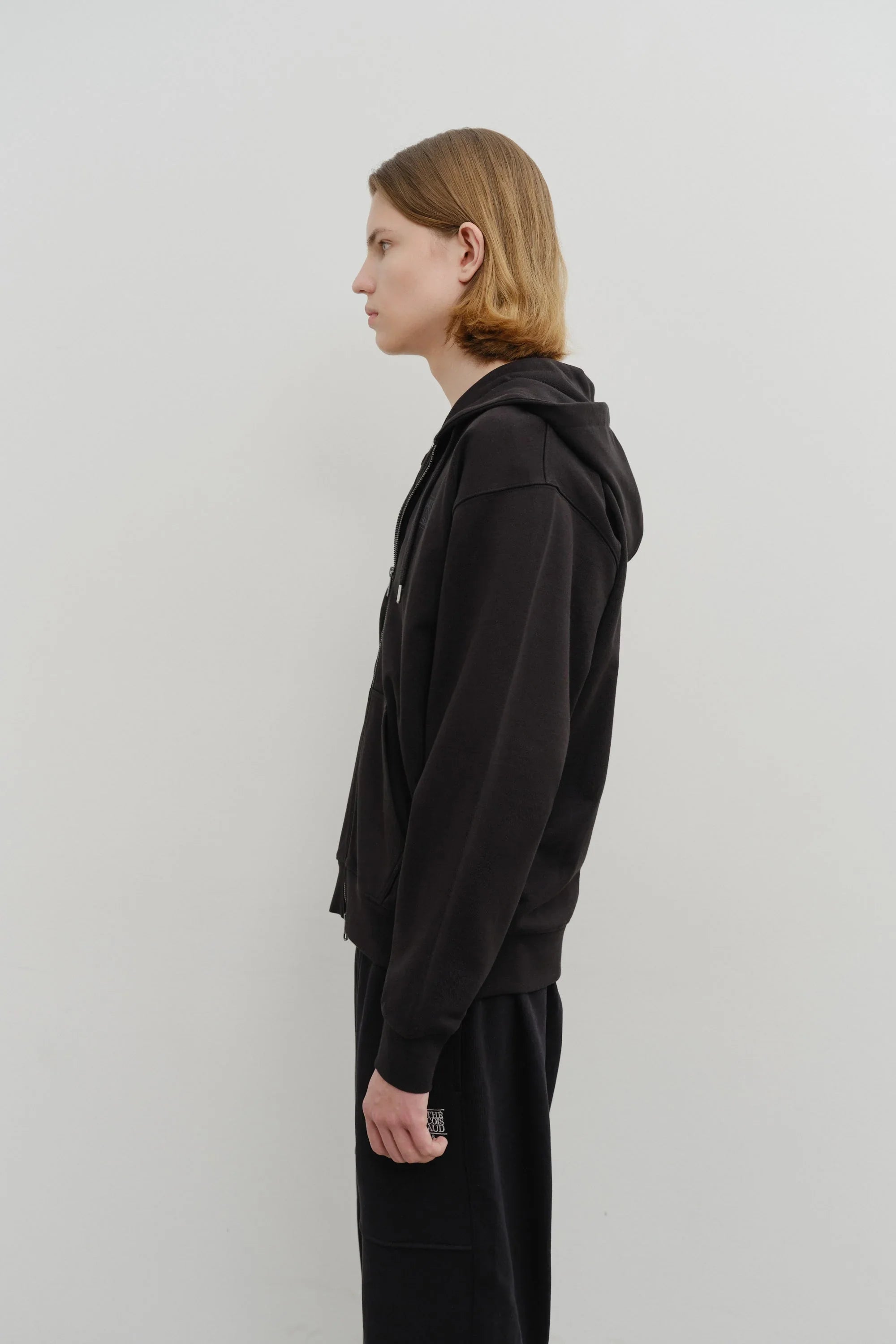 Classic Logo Hoodie Zipup Black