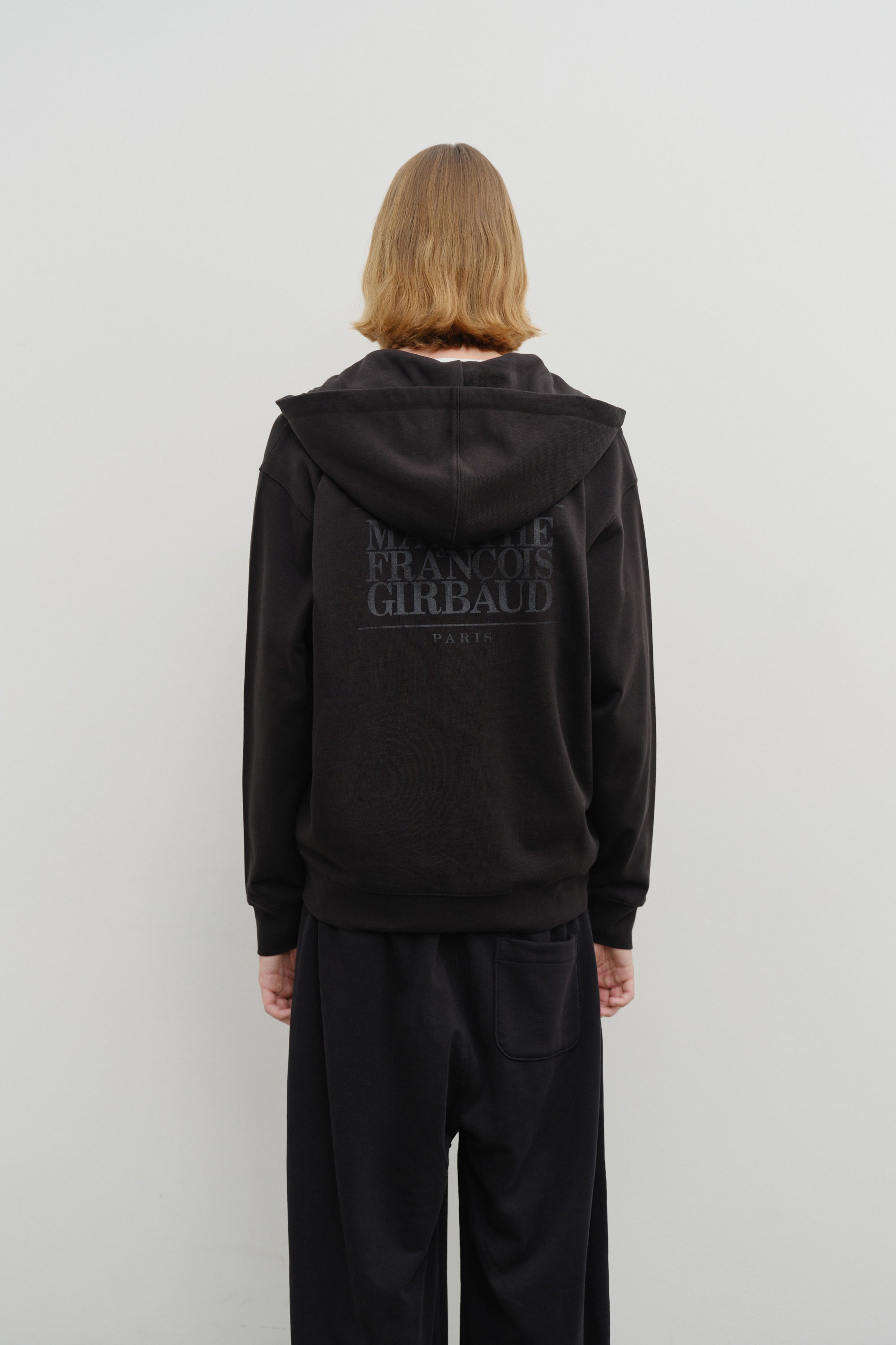 Classic Logo Hoodie Zipup Black