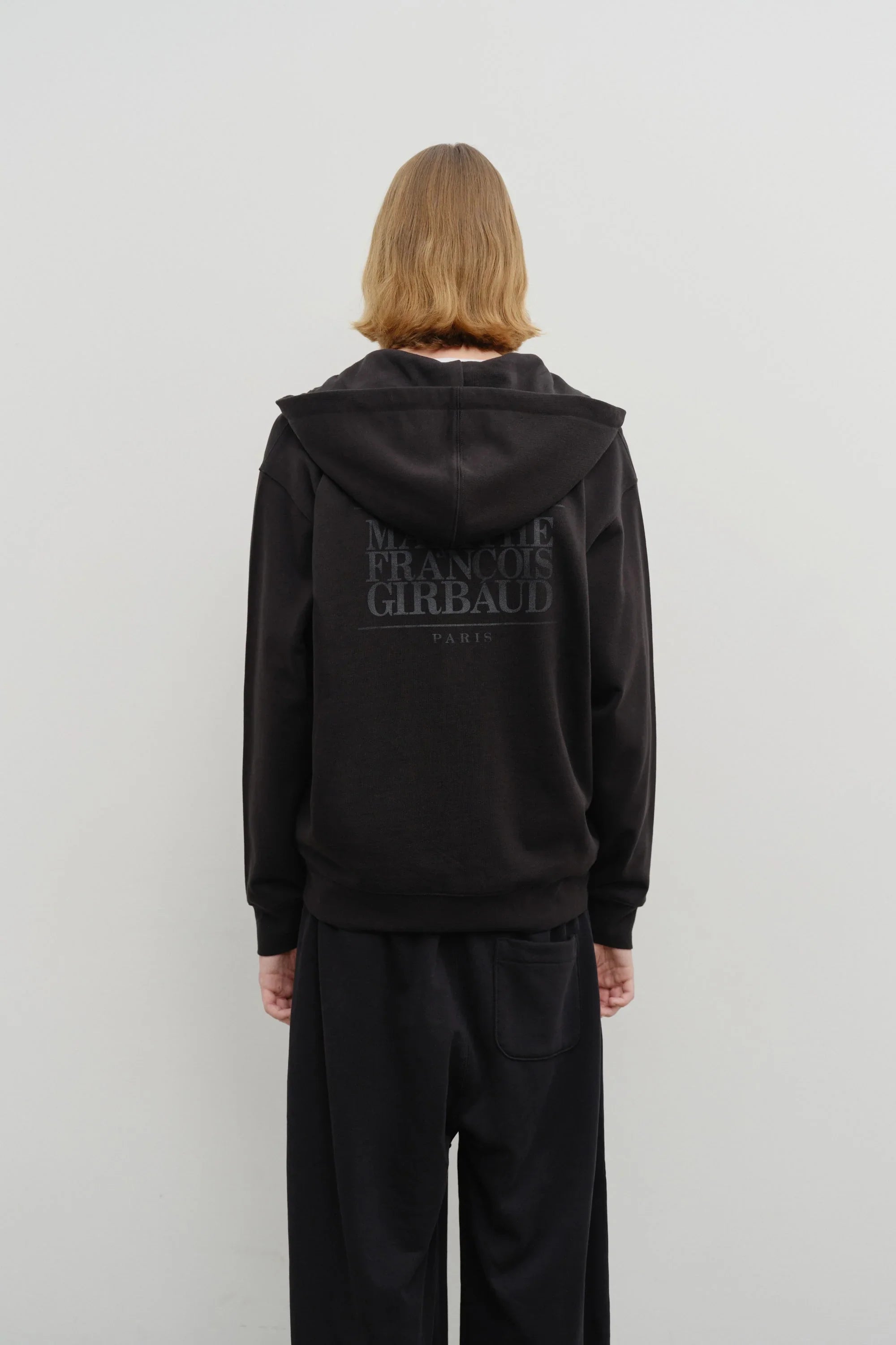 Classic Logo Hoodie Zipup Black