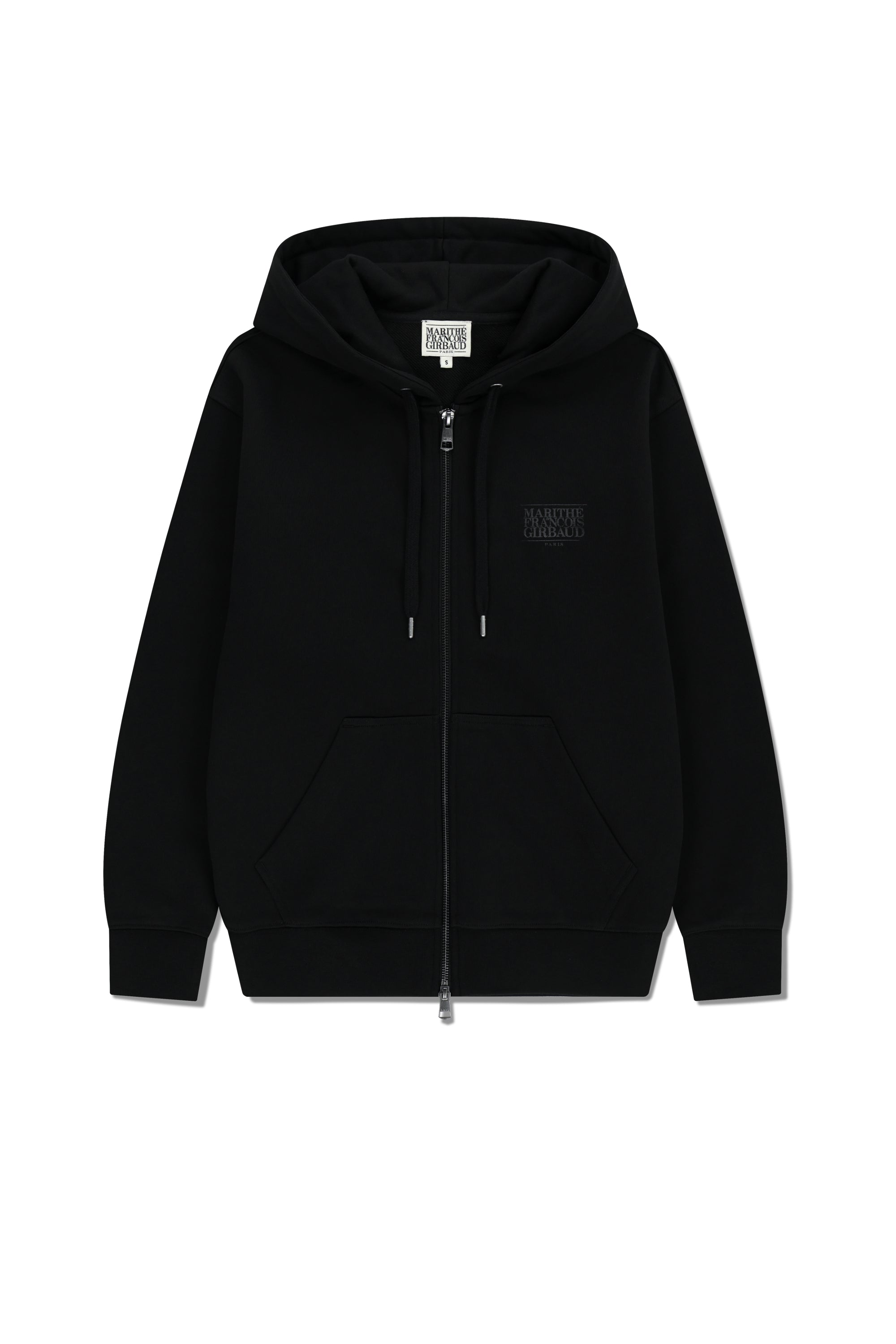 Classic Logo Hoodie Zipup Black