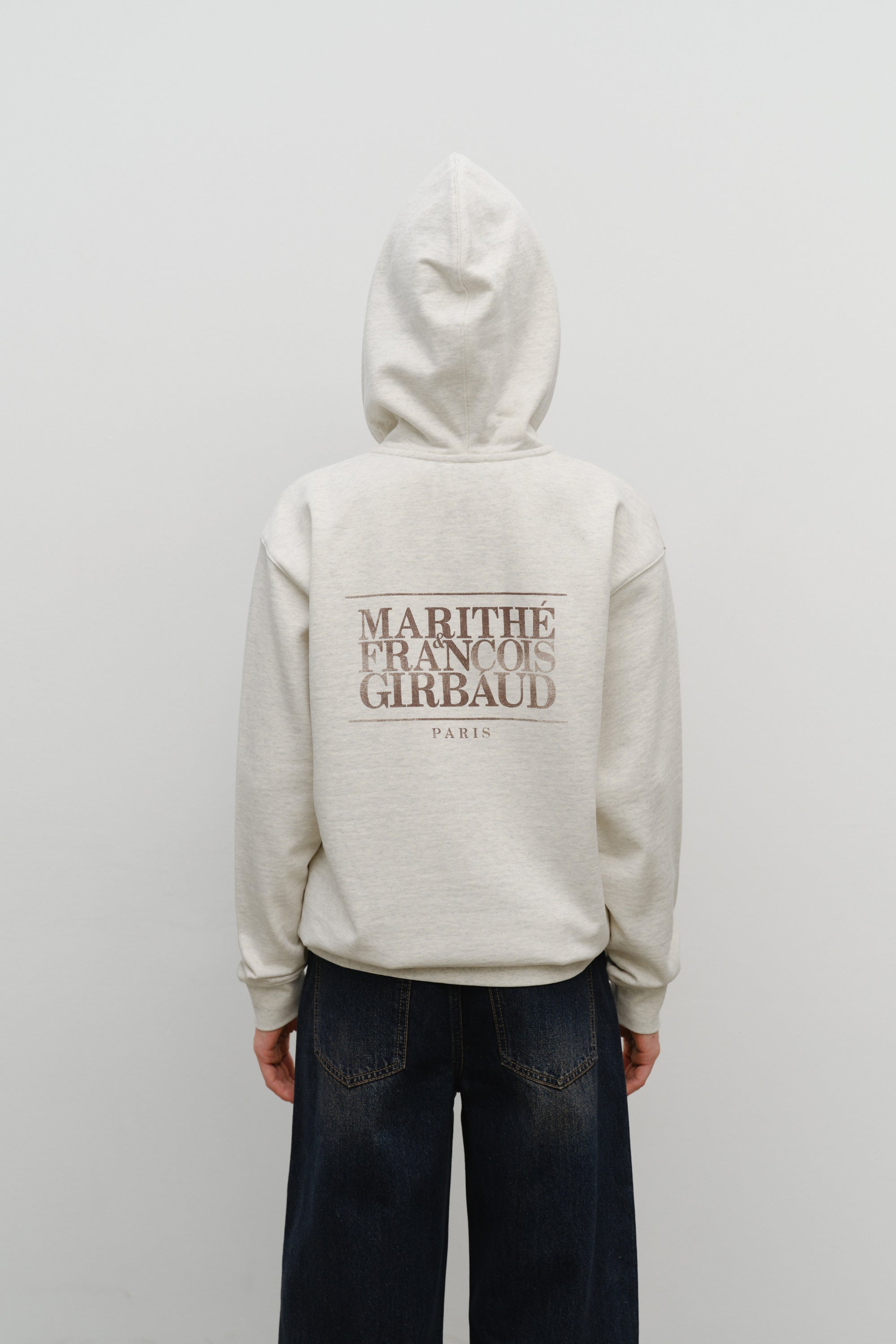 Classic Logo Hoodie Zipup Oatmeal