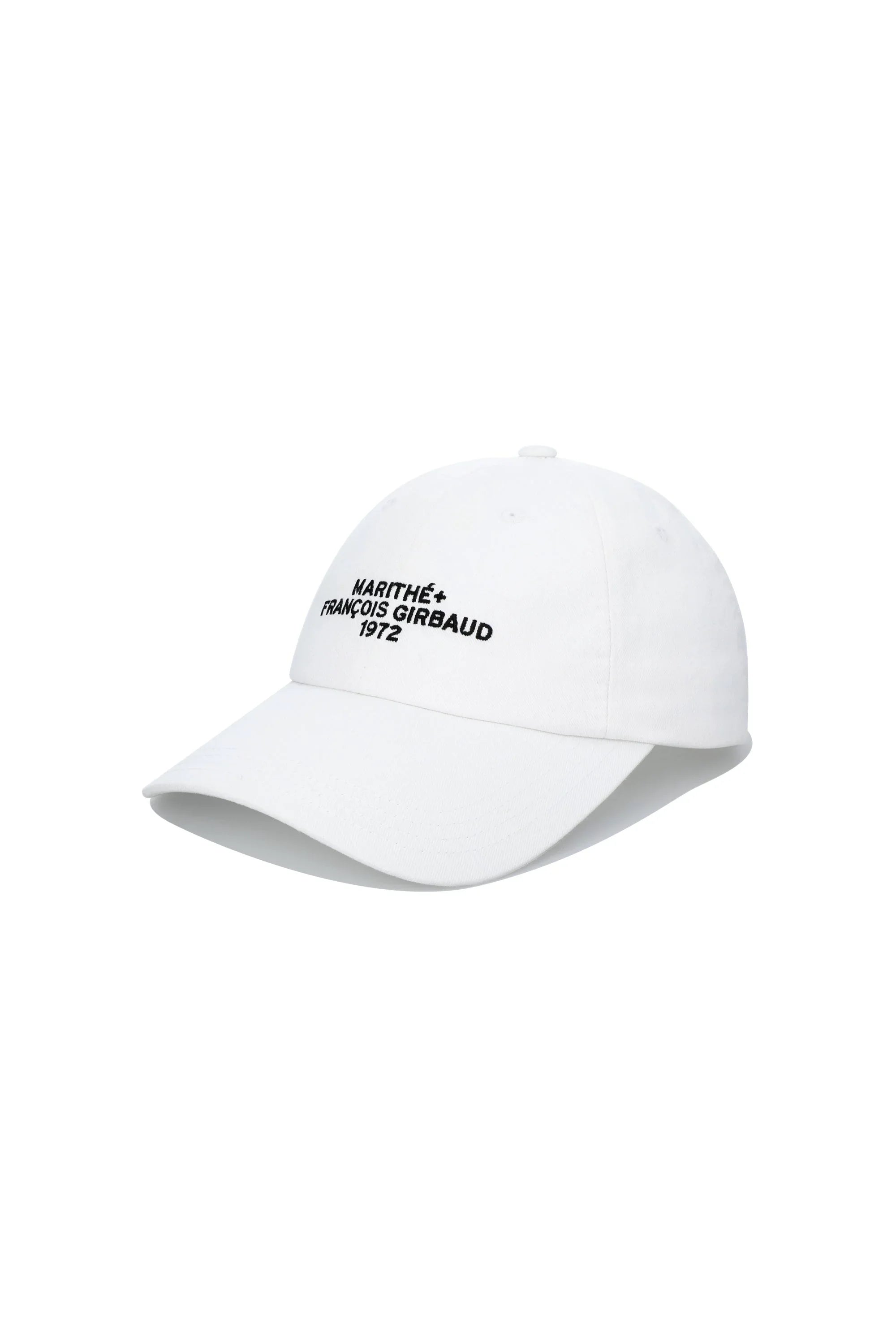 Lettering Logo Ball Cap White