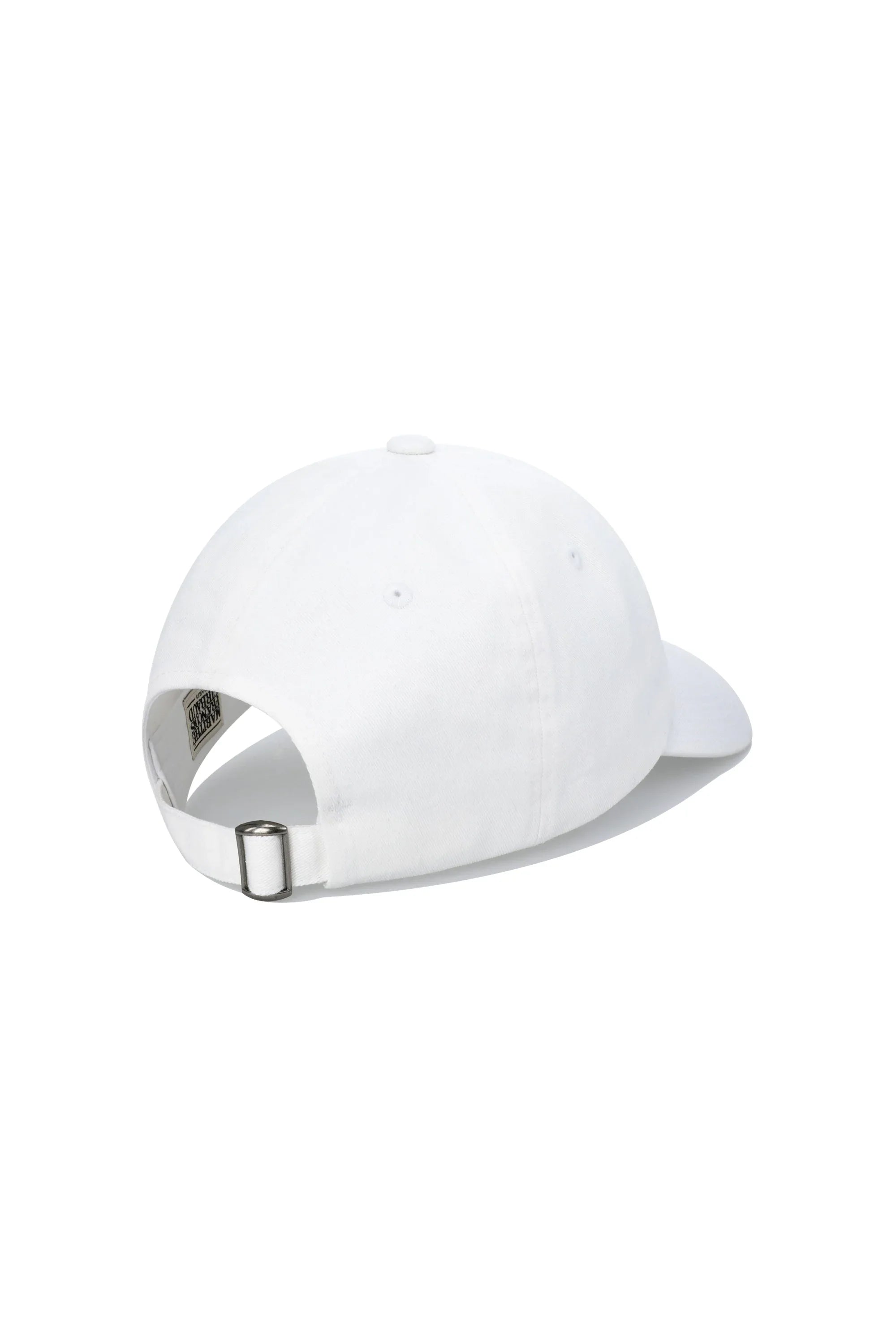 Lettering Logo Ball Cap White
