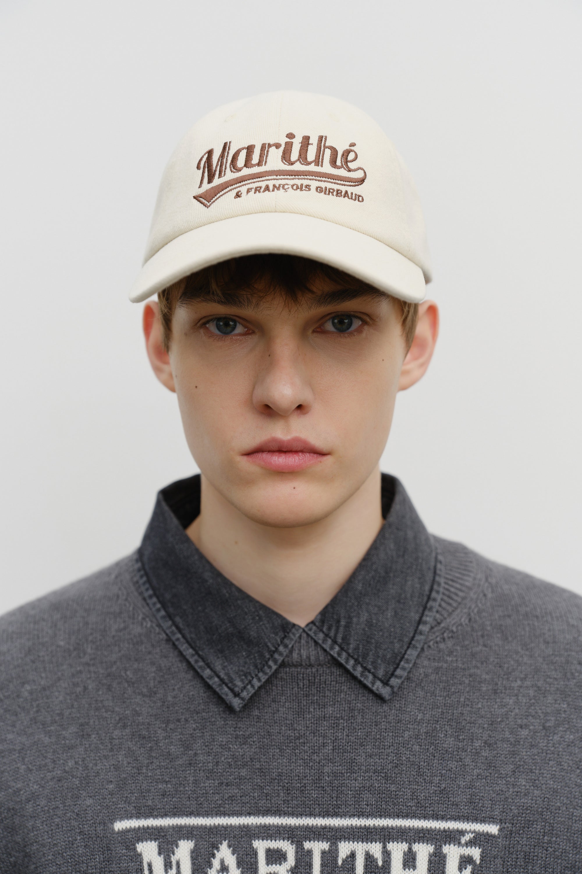 Vintage Baseball Graphic Cap Ivory
