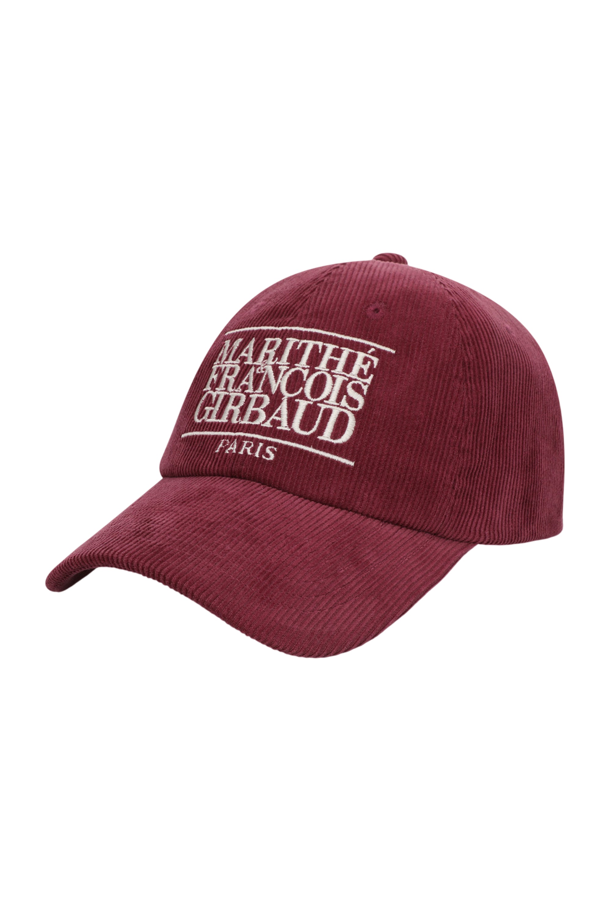 Corduroy Classic Logo Cap Burgundy