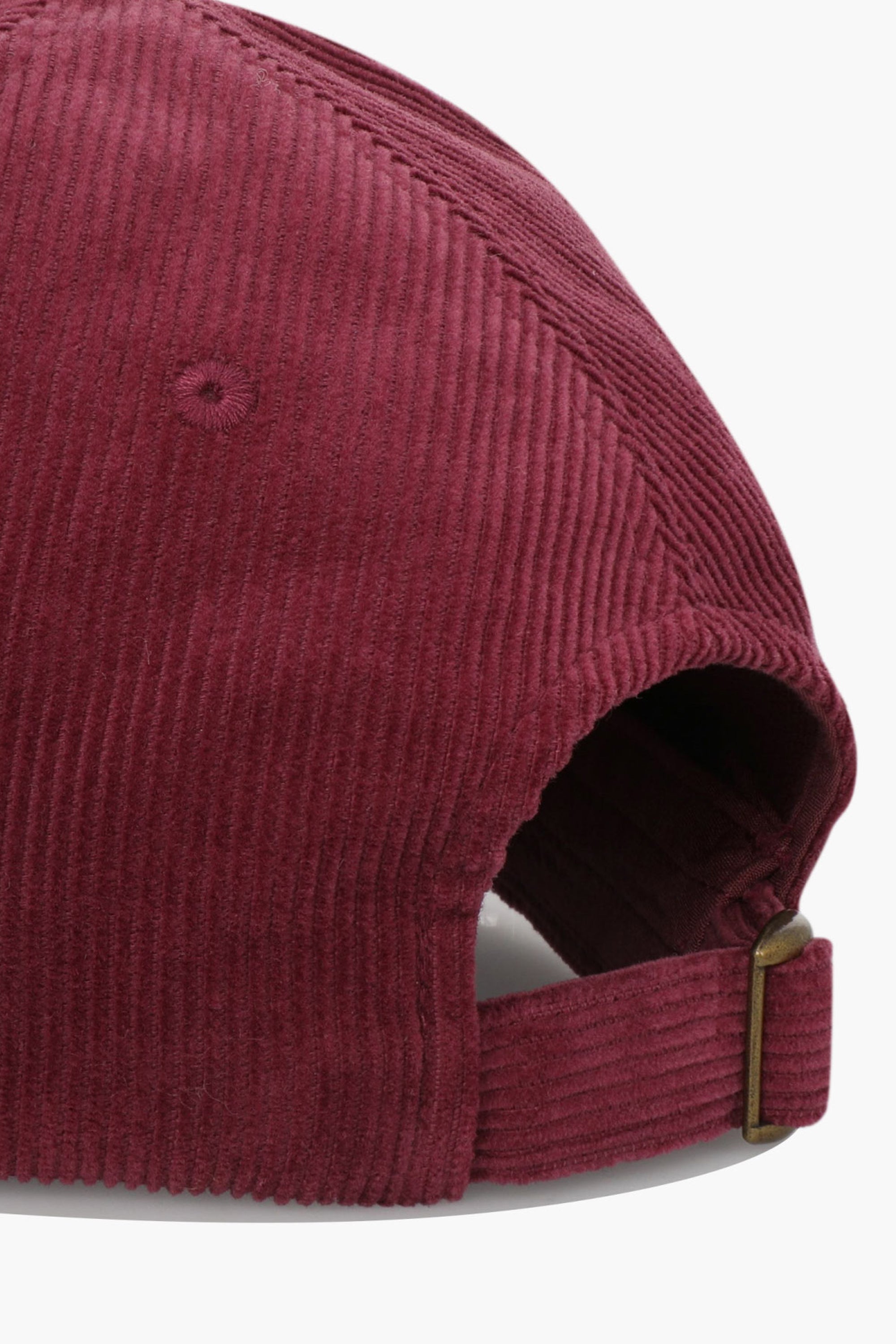 Corduroy Classic Logo Cap Burgundy