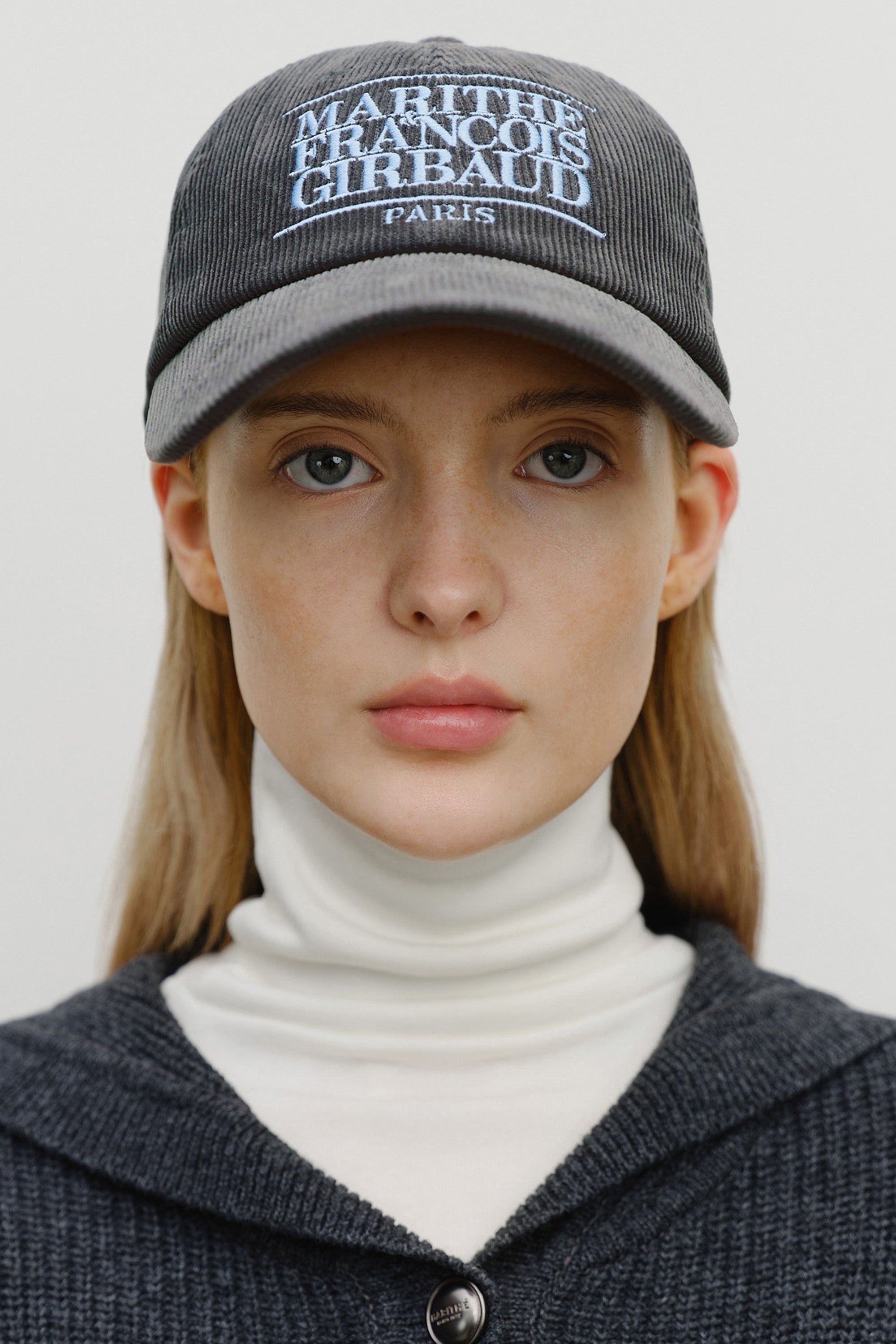 Corduroy Classic Logo Cap Charcoal