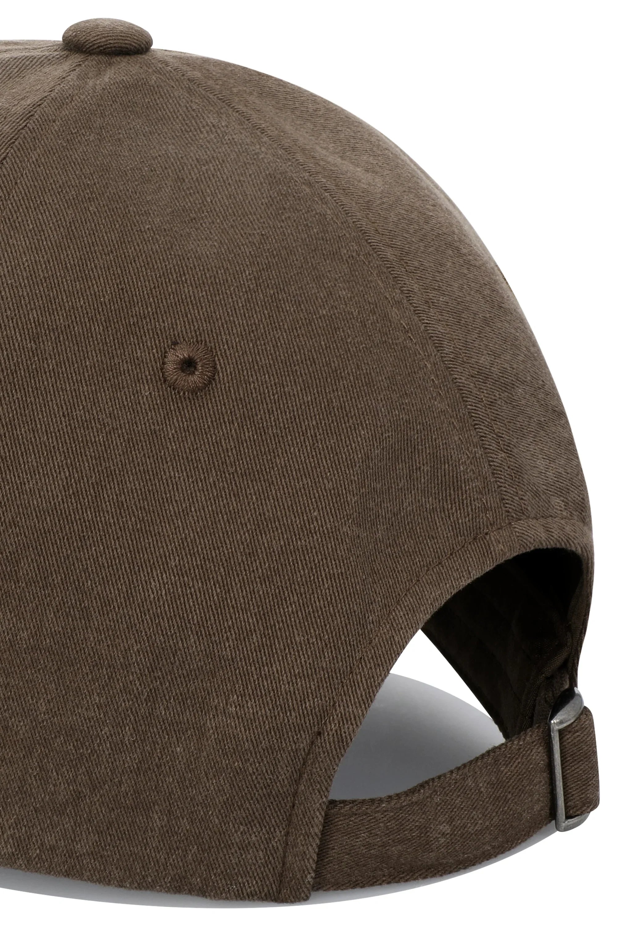 Regular Logo Brushed Cotton Covered Cap Brown