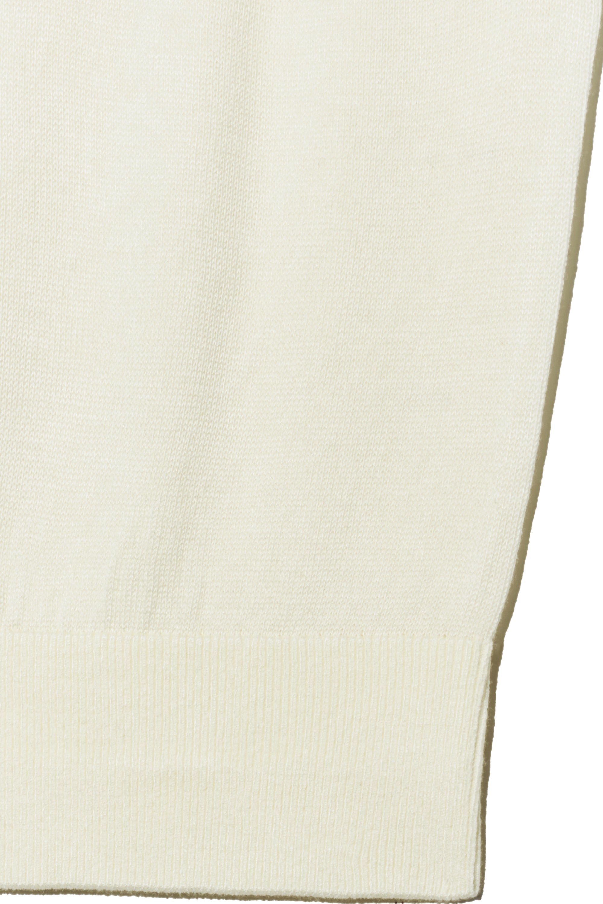 W Circle Logo Knit Vest Ivory